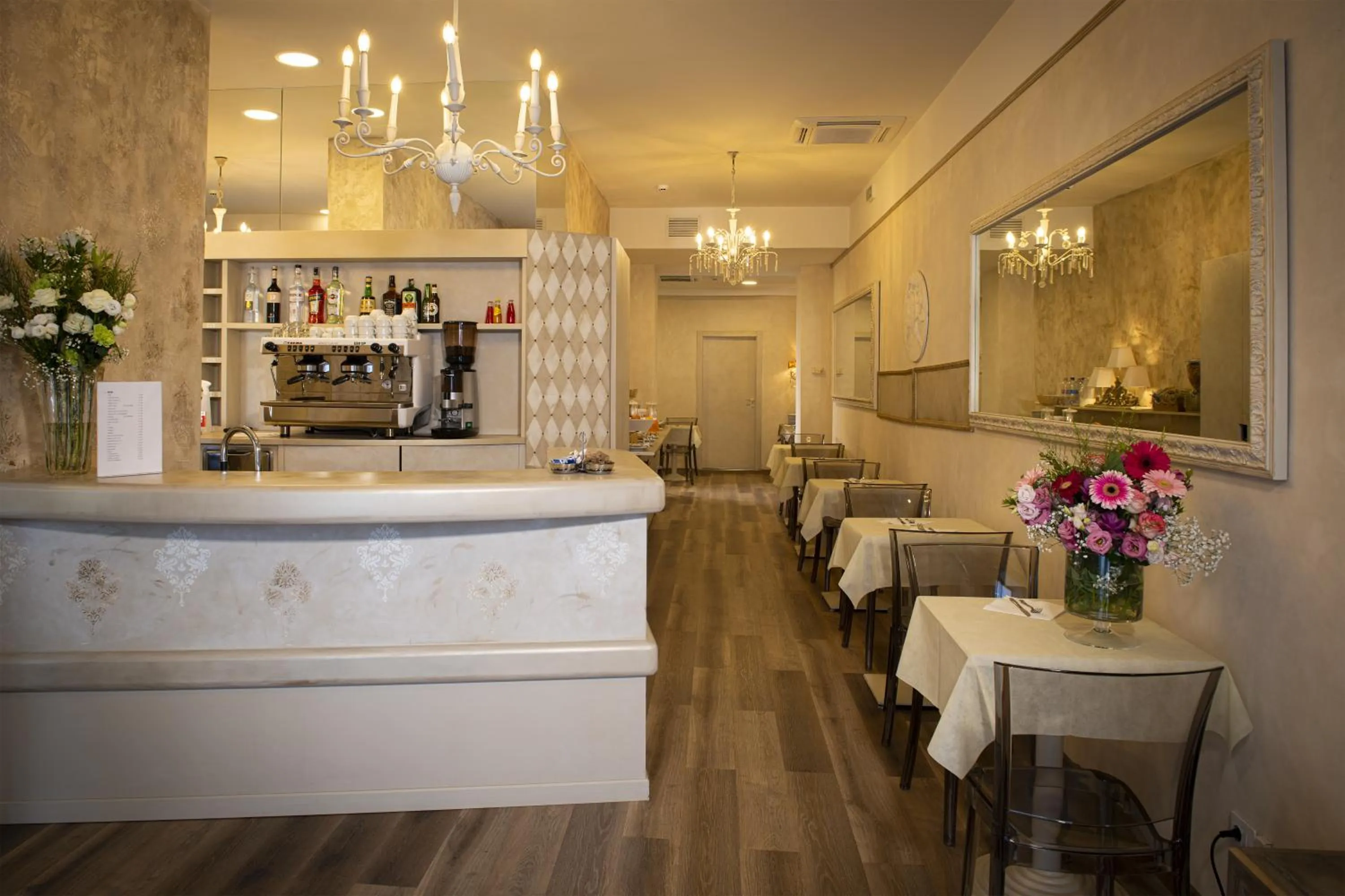 Restaurant/places to eat in Hotel Della Rosa