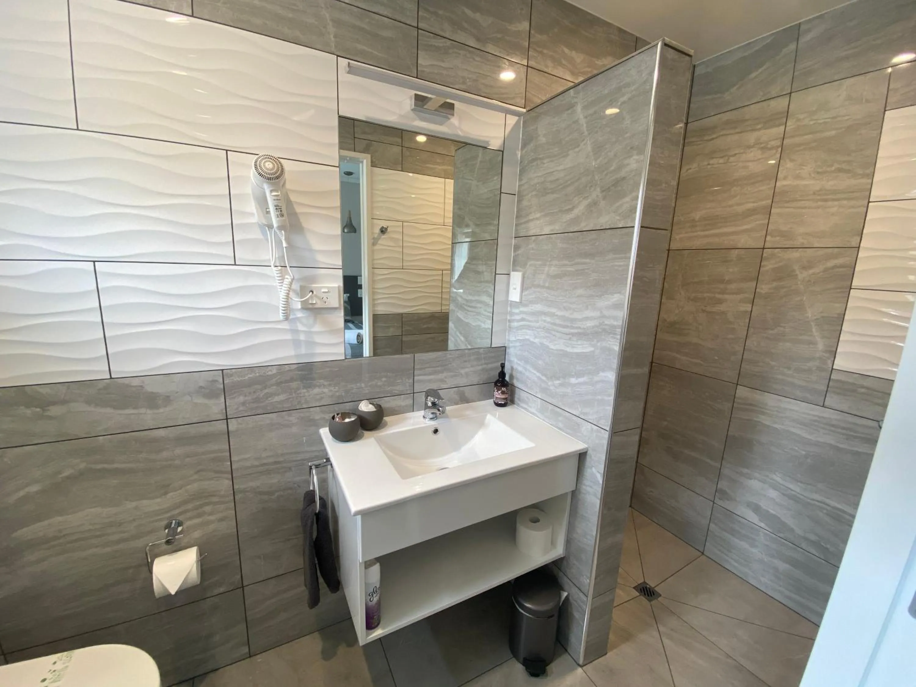 Bathroom in BigSky Motels