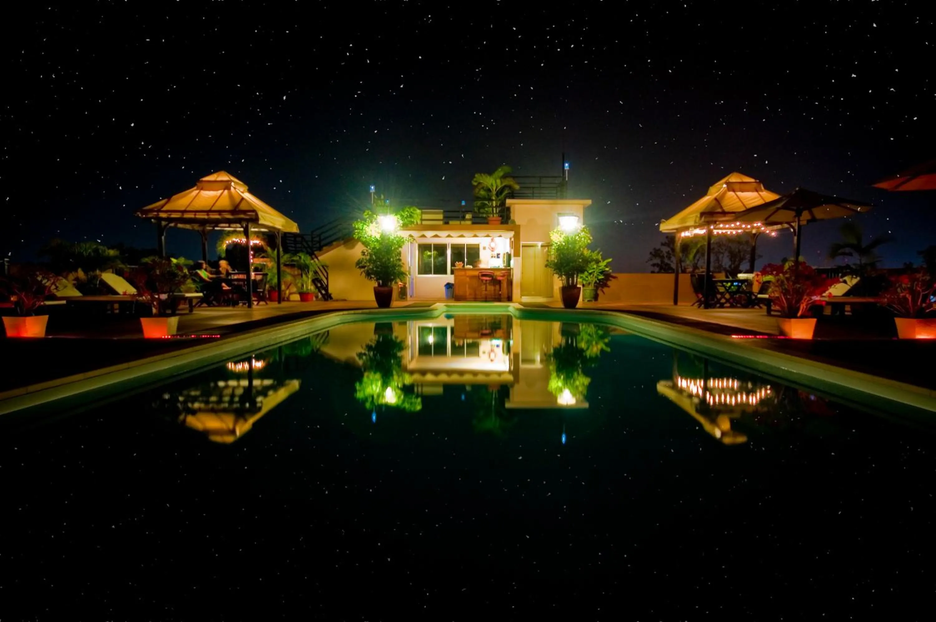 Swimming pool in City River Hotel