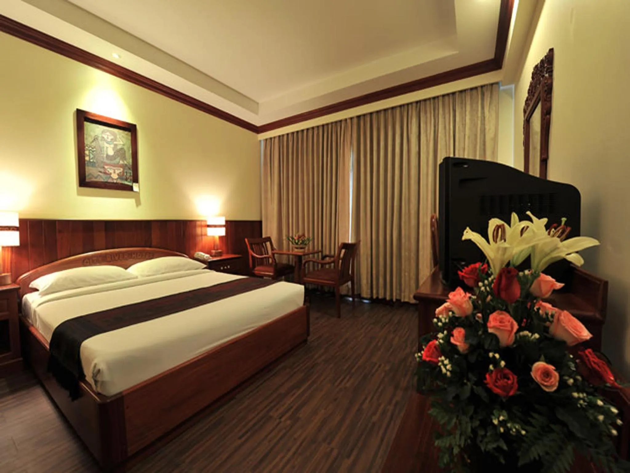 Photo of the whole room, Bed in City River Hotel