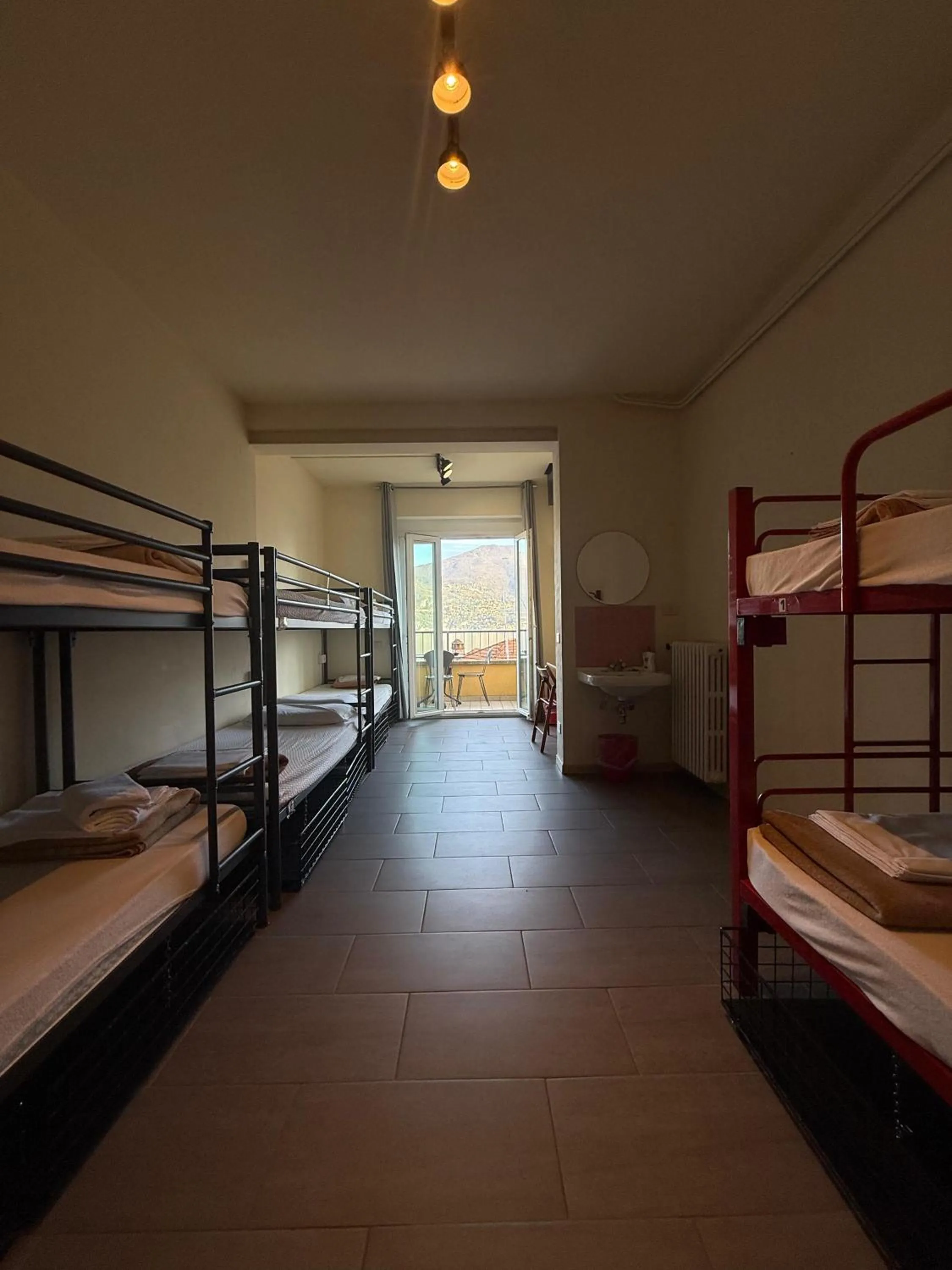 Bed in Lake Como Hostel