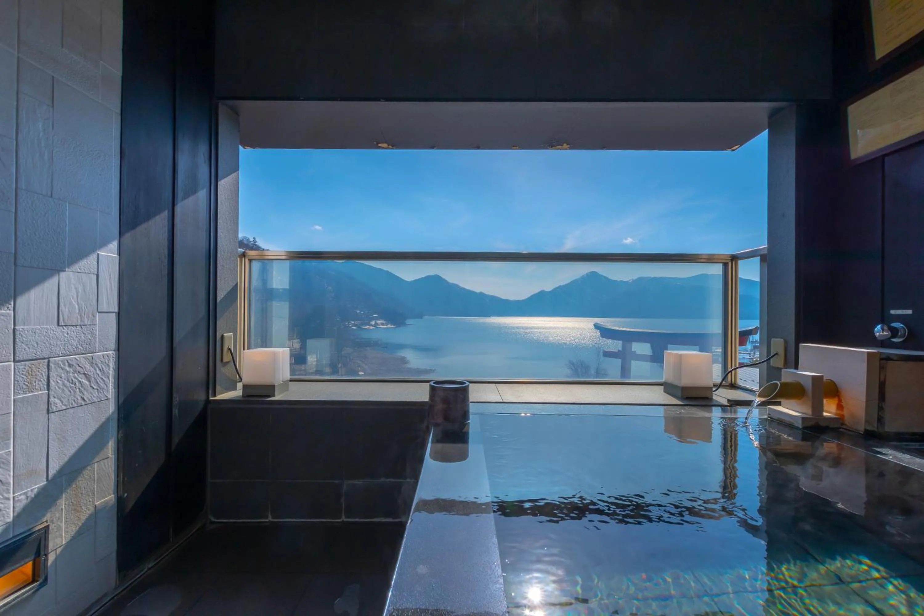 Hot Spring Bath in Hotel Hanaan