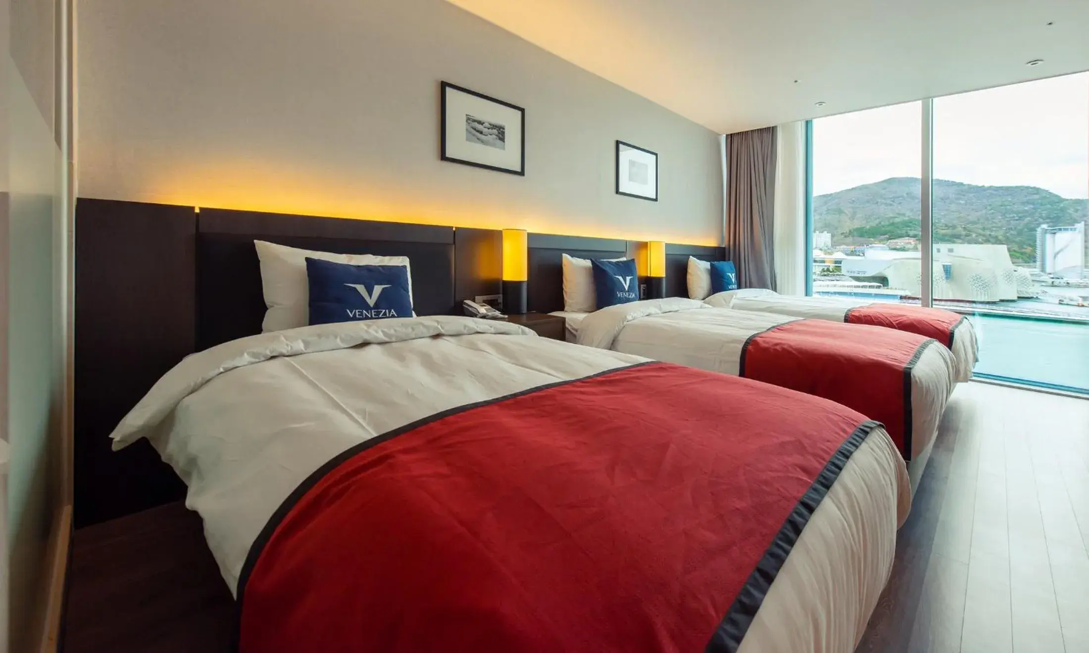 Superior Triple Room with Half Ocean View in Venezia Hotel and Suite Superior Triple Room with Half Ocean View in Venezia Hotel and Suite