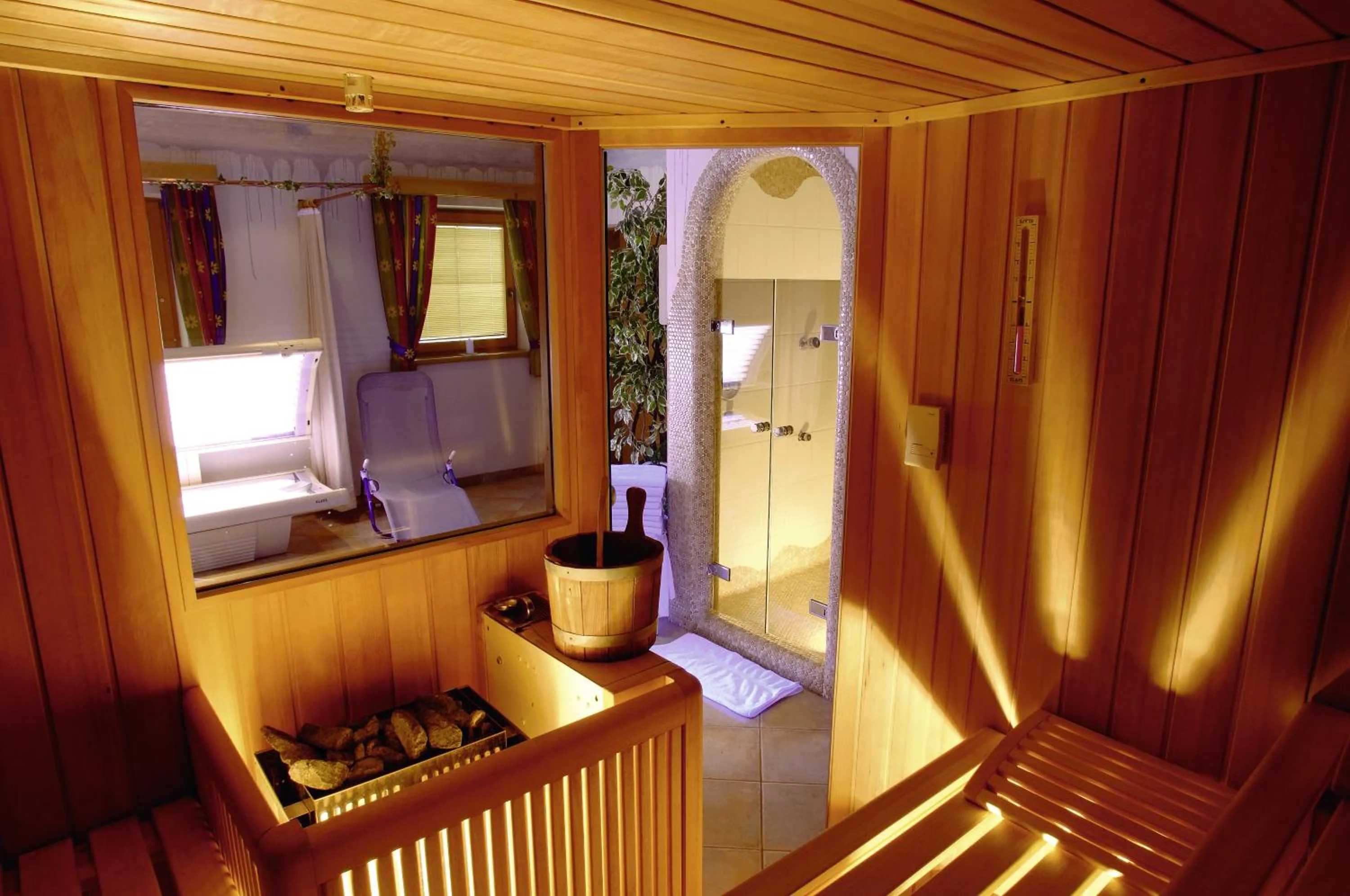 Sauna in Familienhotel Moos-Alm