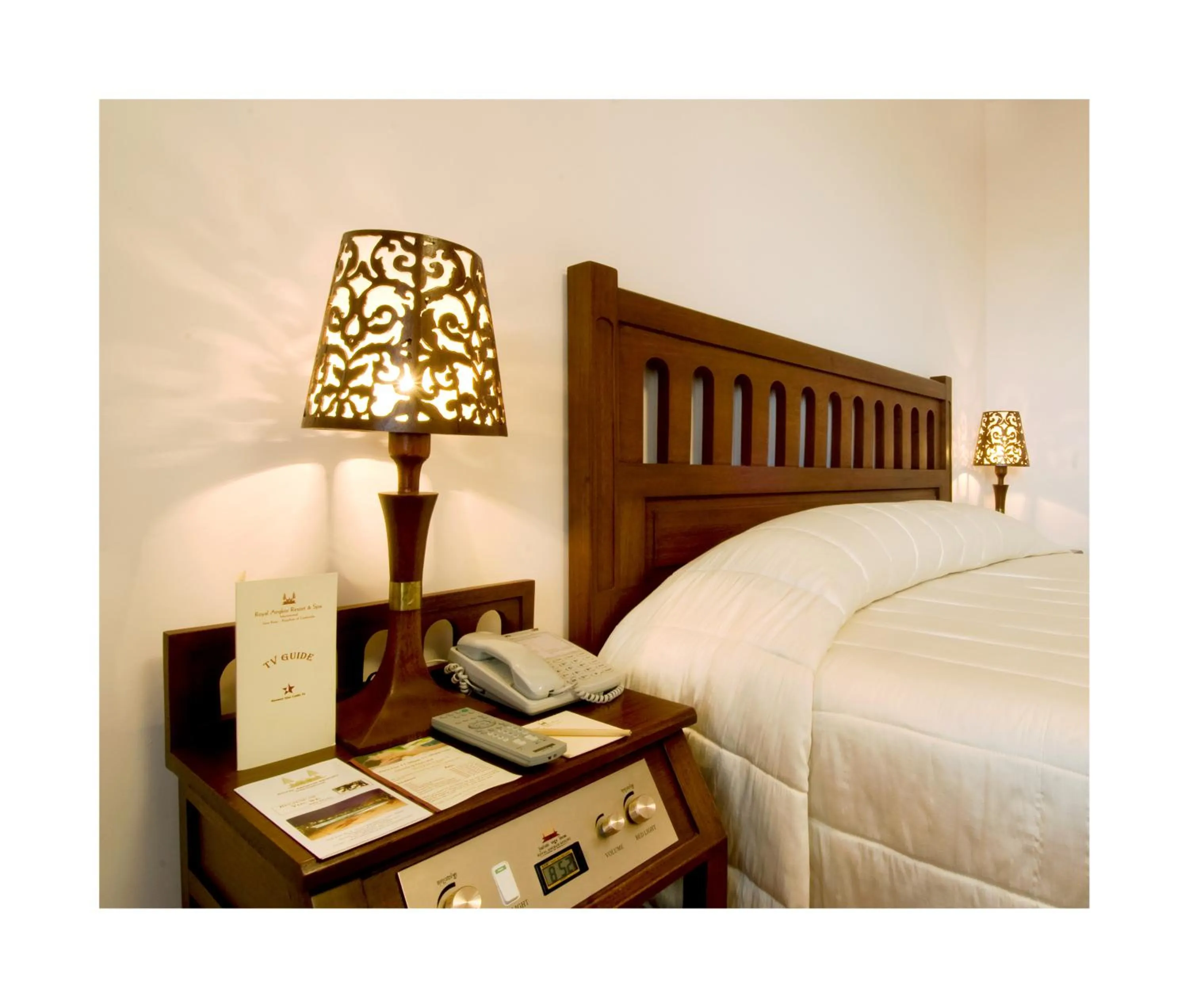 Bed in Royal Angkor Resort & Spa