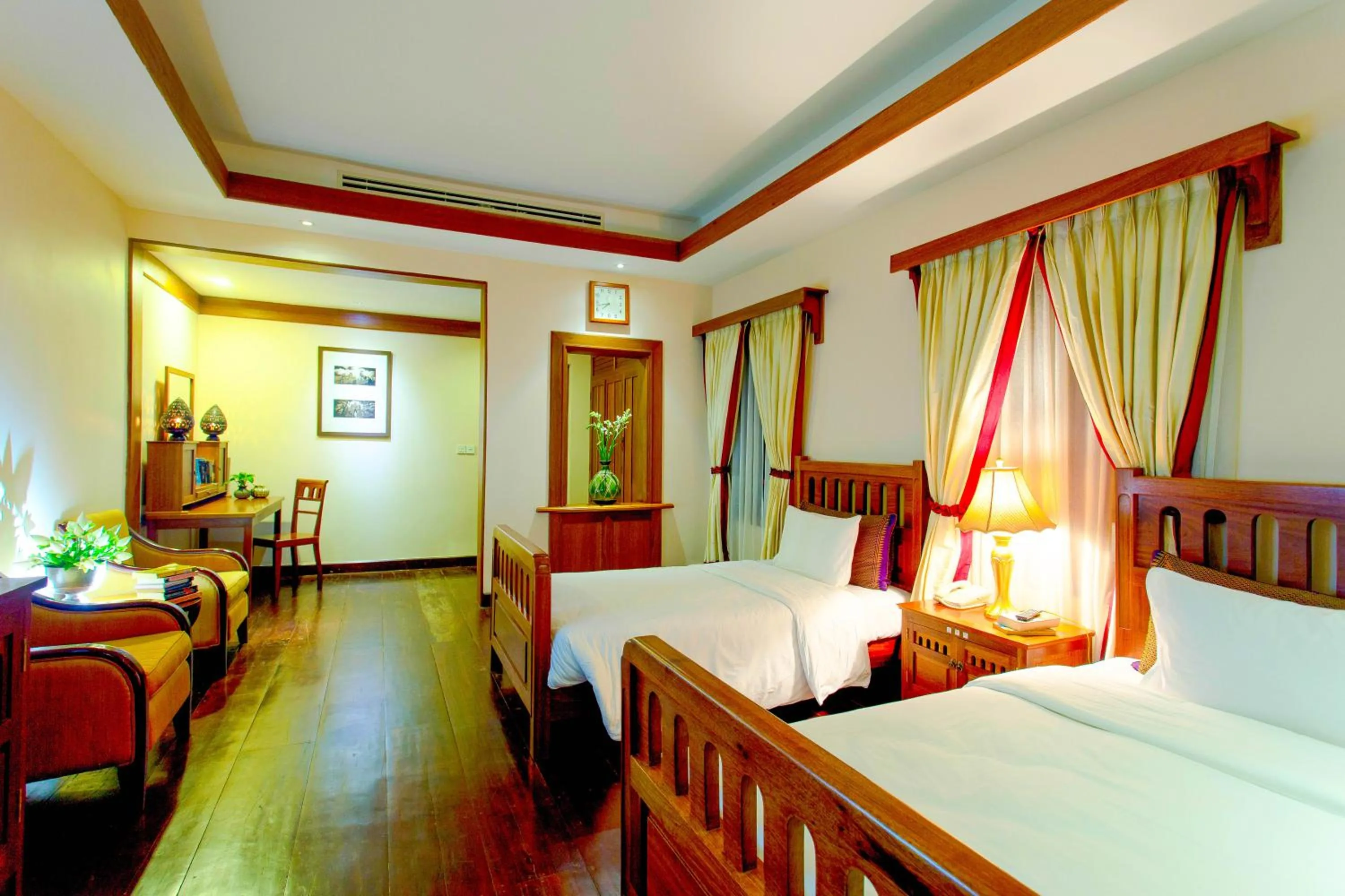 Bathroom, Bed in Royal Angkor Resort & Spa