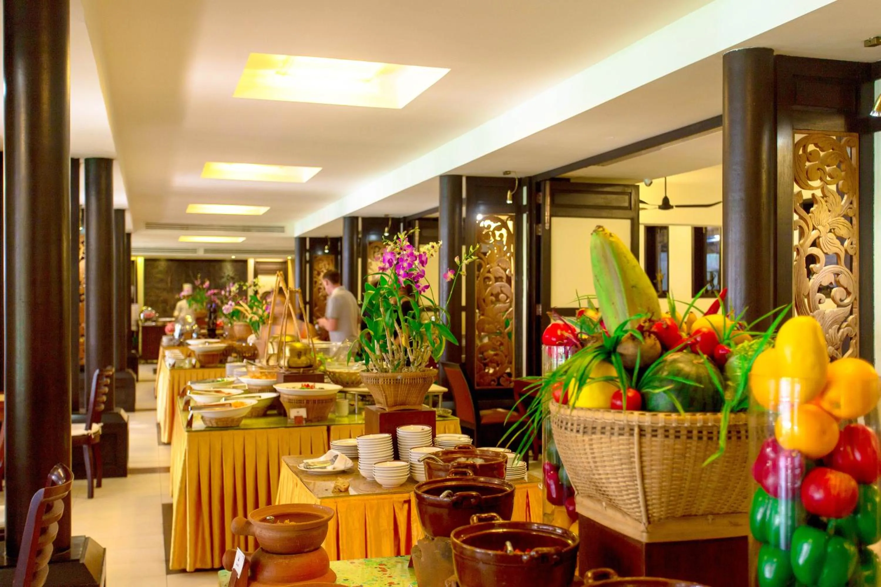 Buffet breakfast in Royal Angkor Resort & Spa