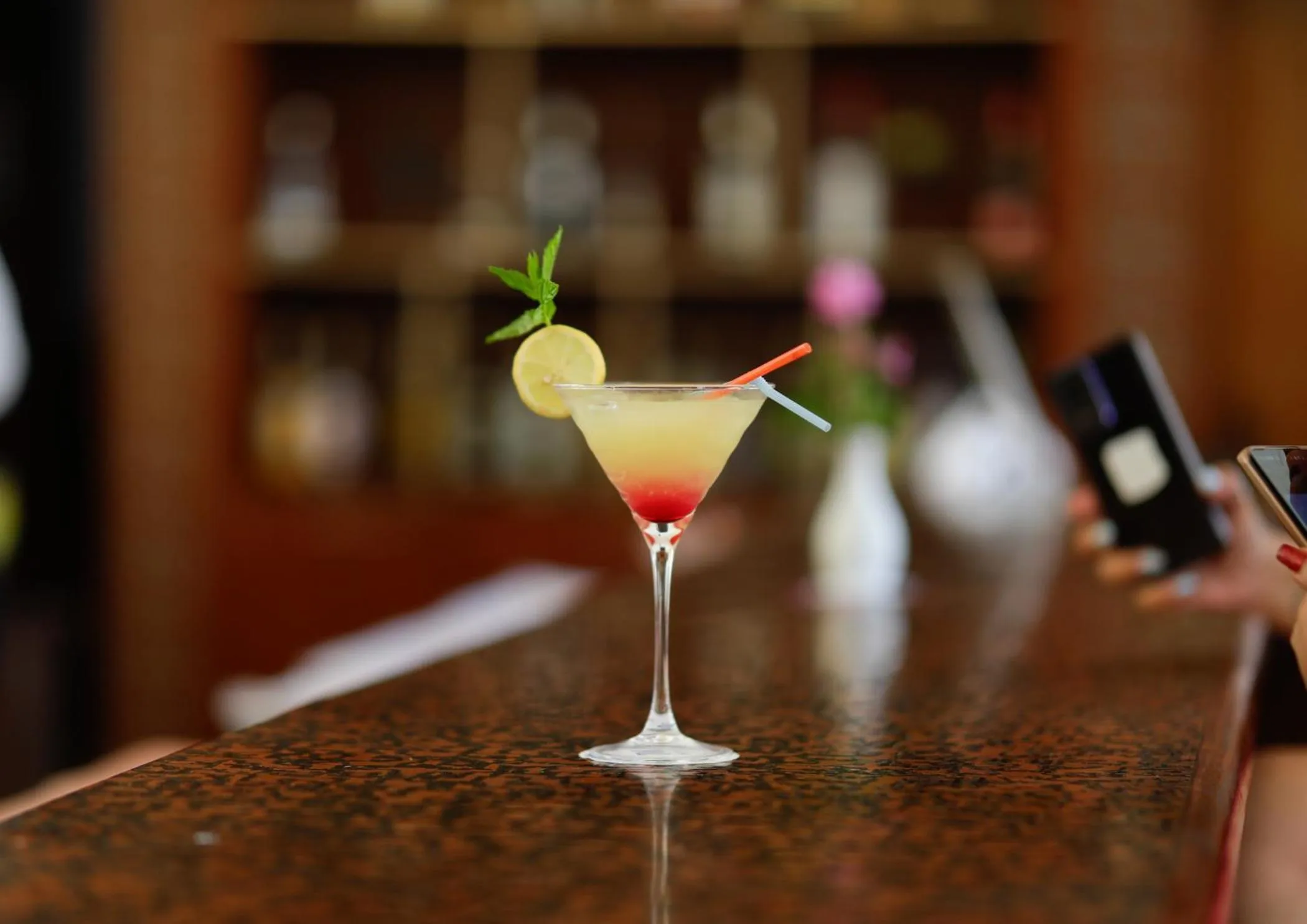 Lounge or bar in TMK L'Atrium Yasmine by Turismark