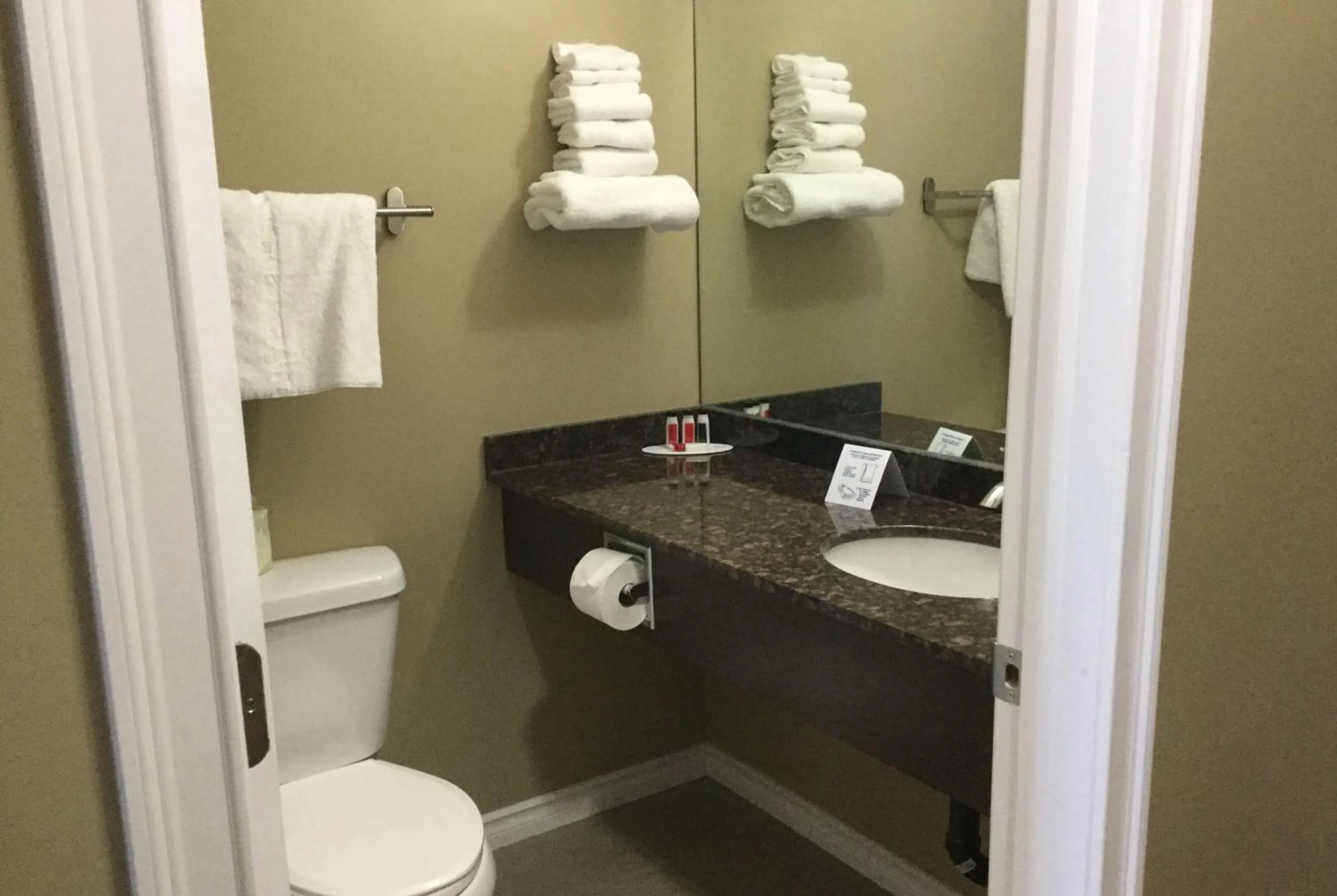 Bathroom in Super 8 by Wyndham Hardisty