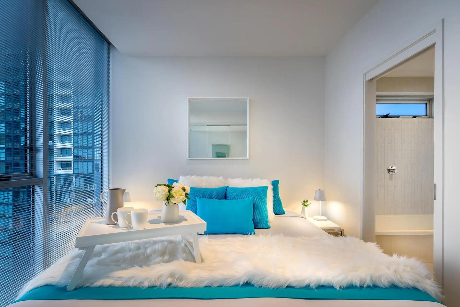 Bed in Milano Serviced Apartments