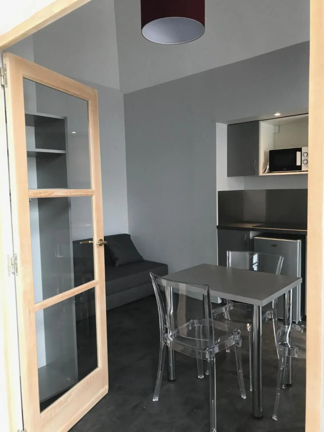 Kitchen or kitchenette in SmartAppart Saint Nazaire