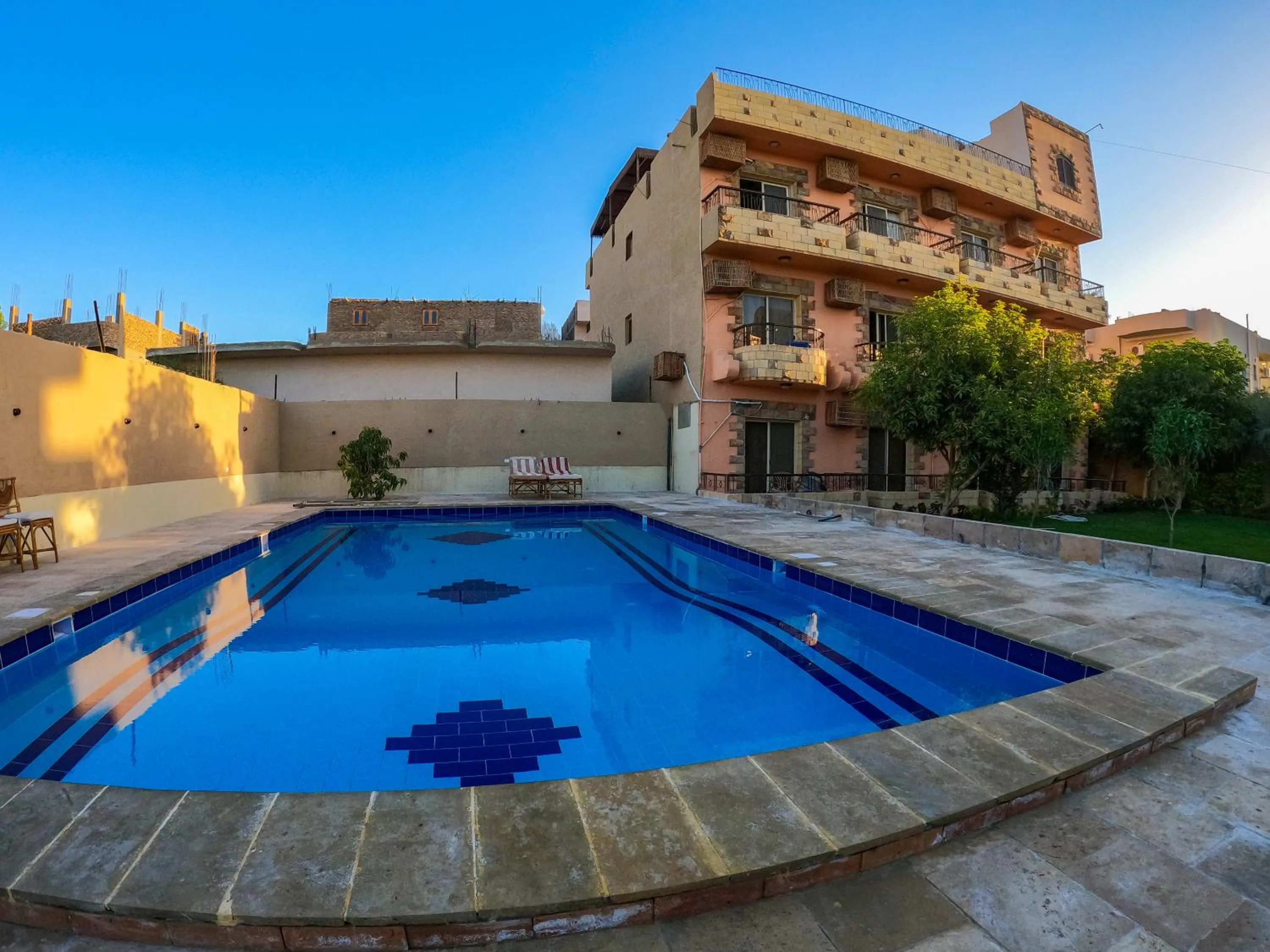 Swimming pool in New Memnon Hotel