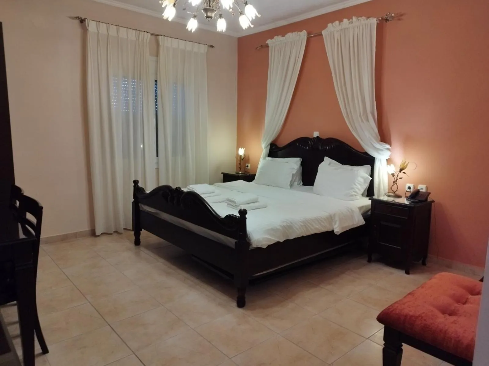 Bed in Pozar Salt Cave Hotel Spa