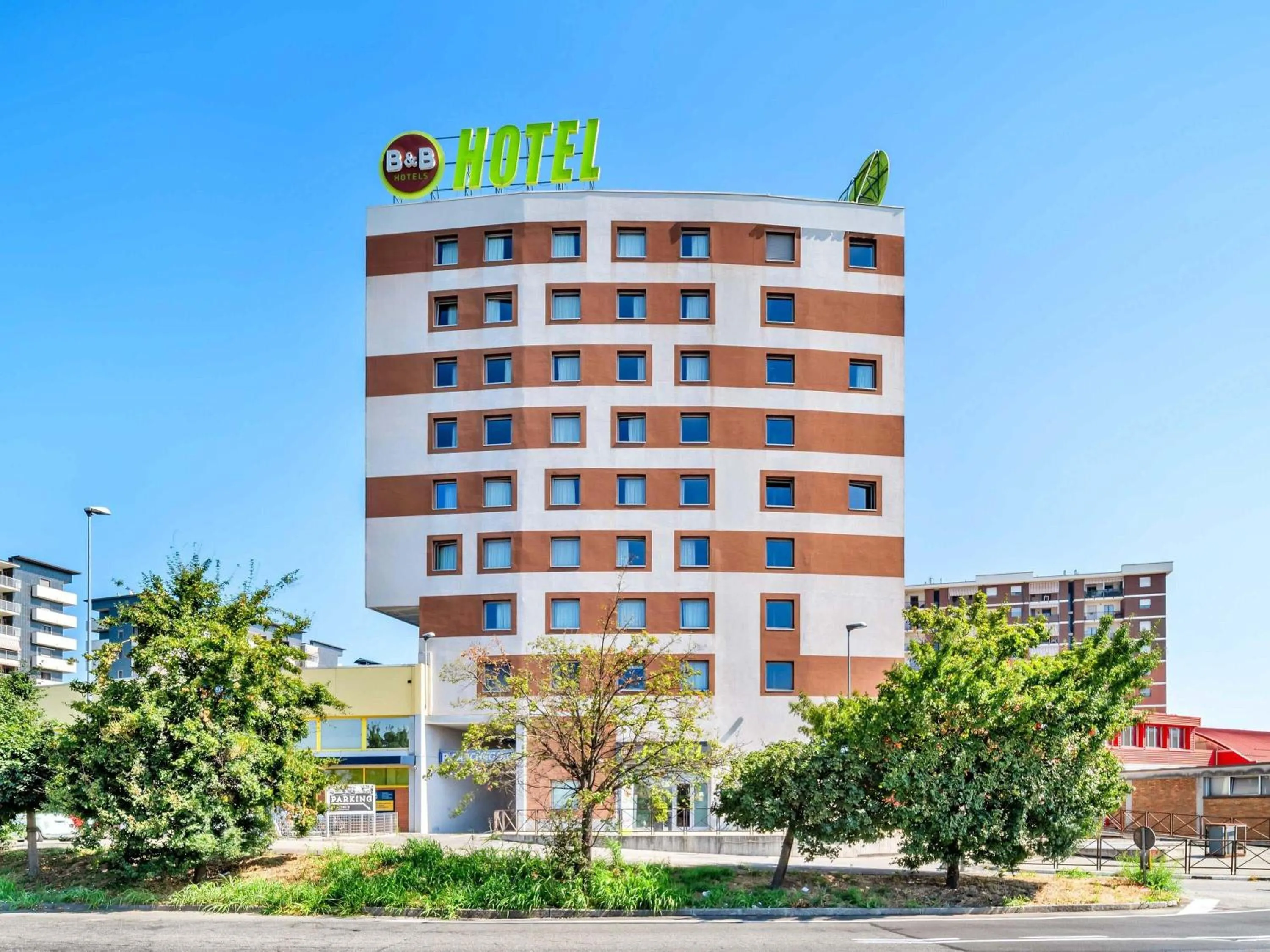 Property building in B&B HOTEL Torino Orbassano