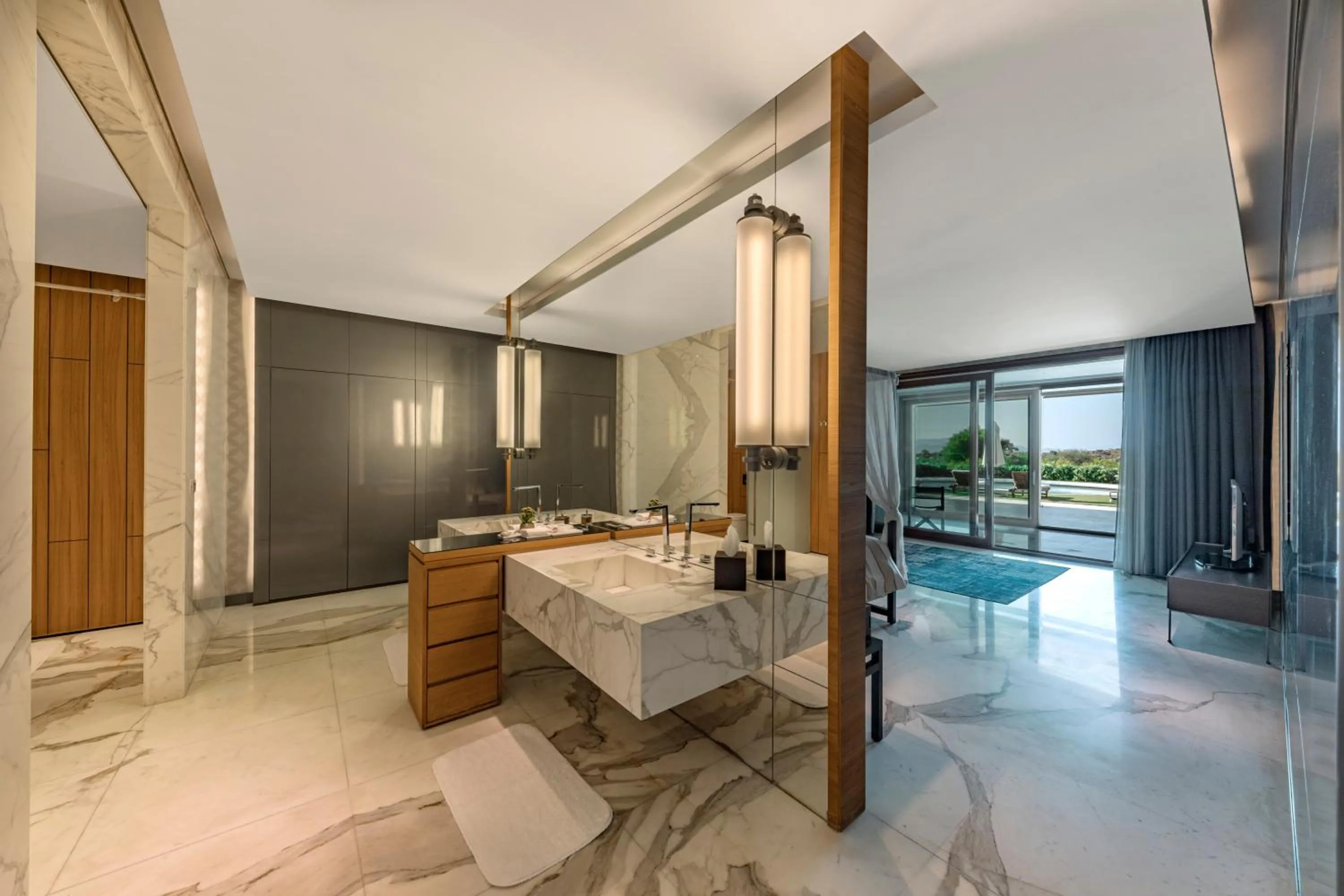 Bathroom in D Maris Bay