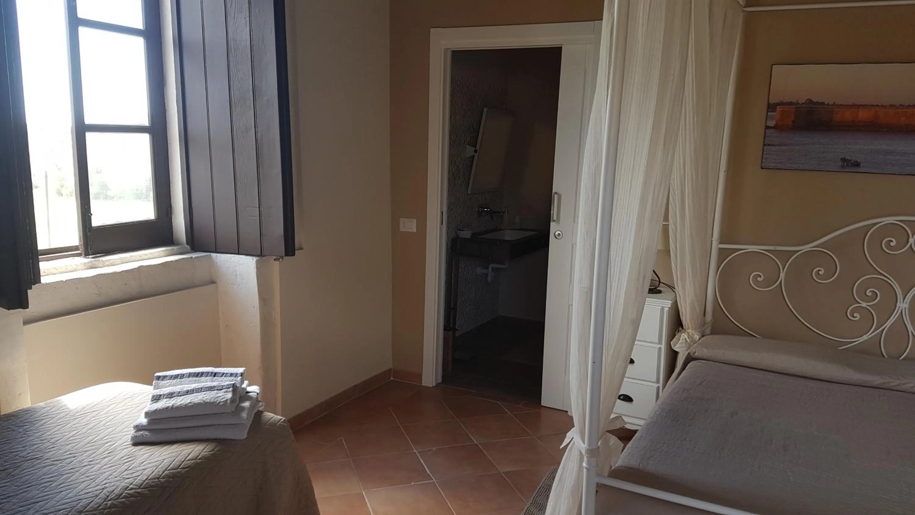 Bed in Masseria Case Damma