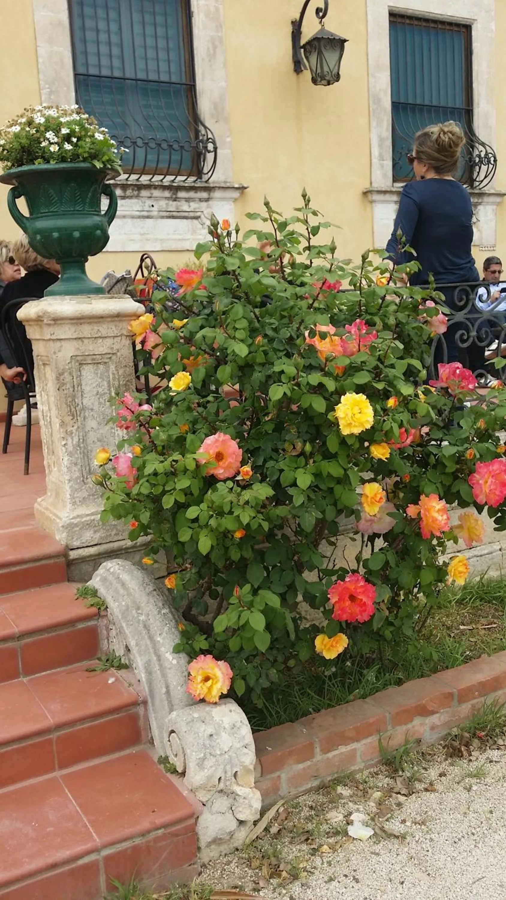 Decorative detail in Masseria Case Damma