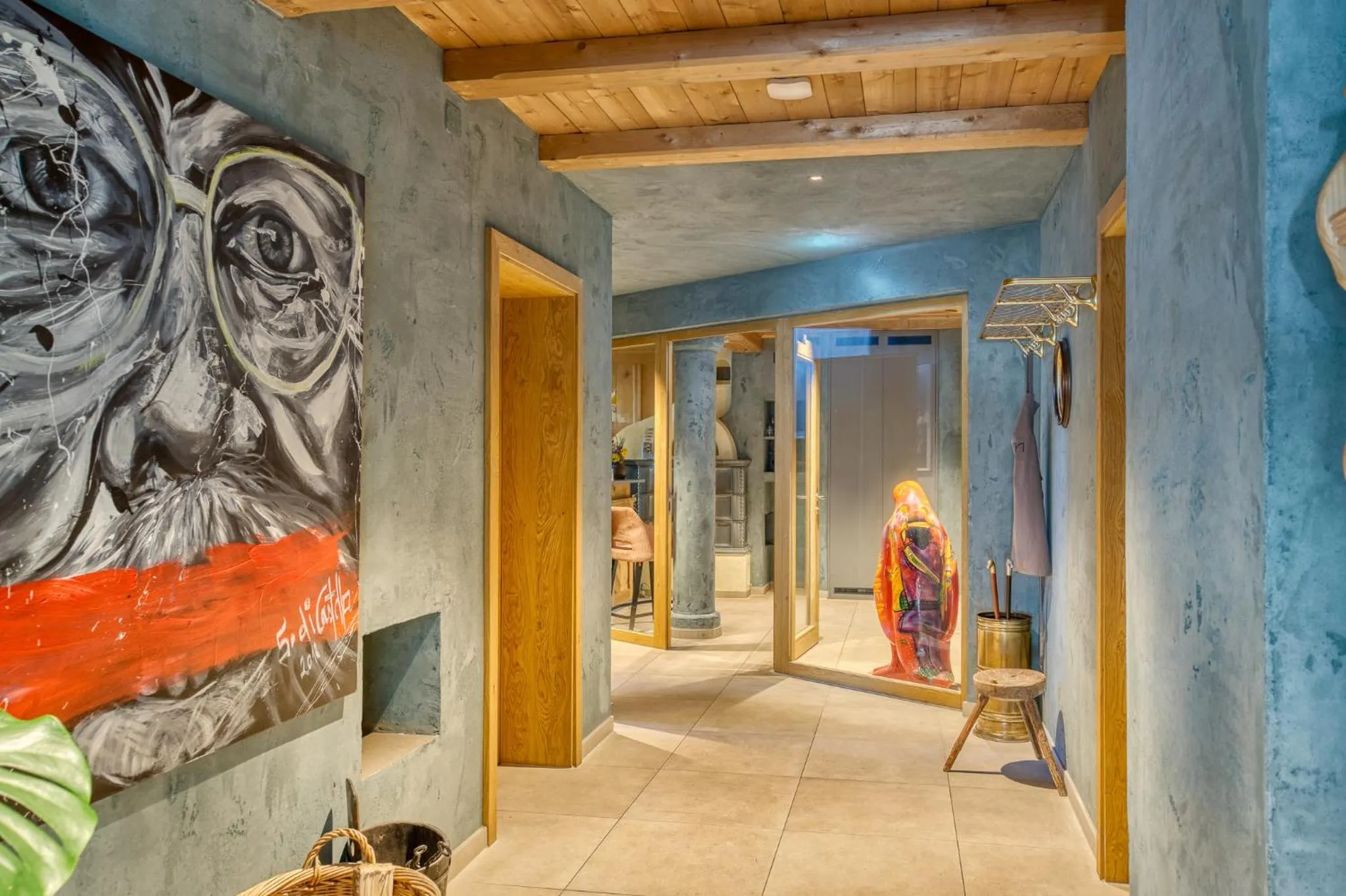 Decorative detail in Boutiquehotel ZOMM in Seefeld