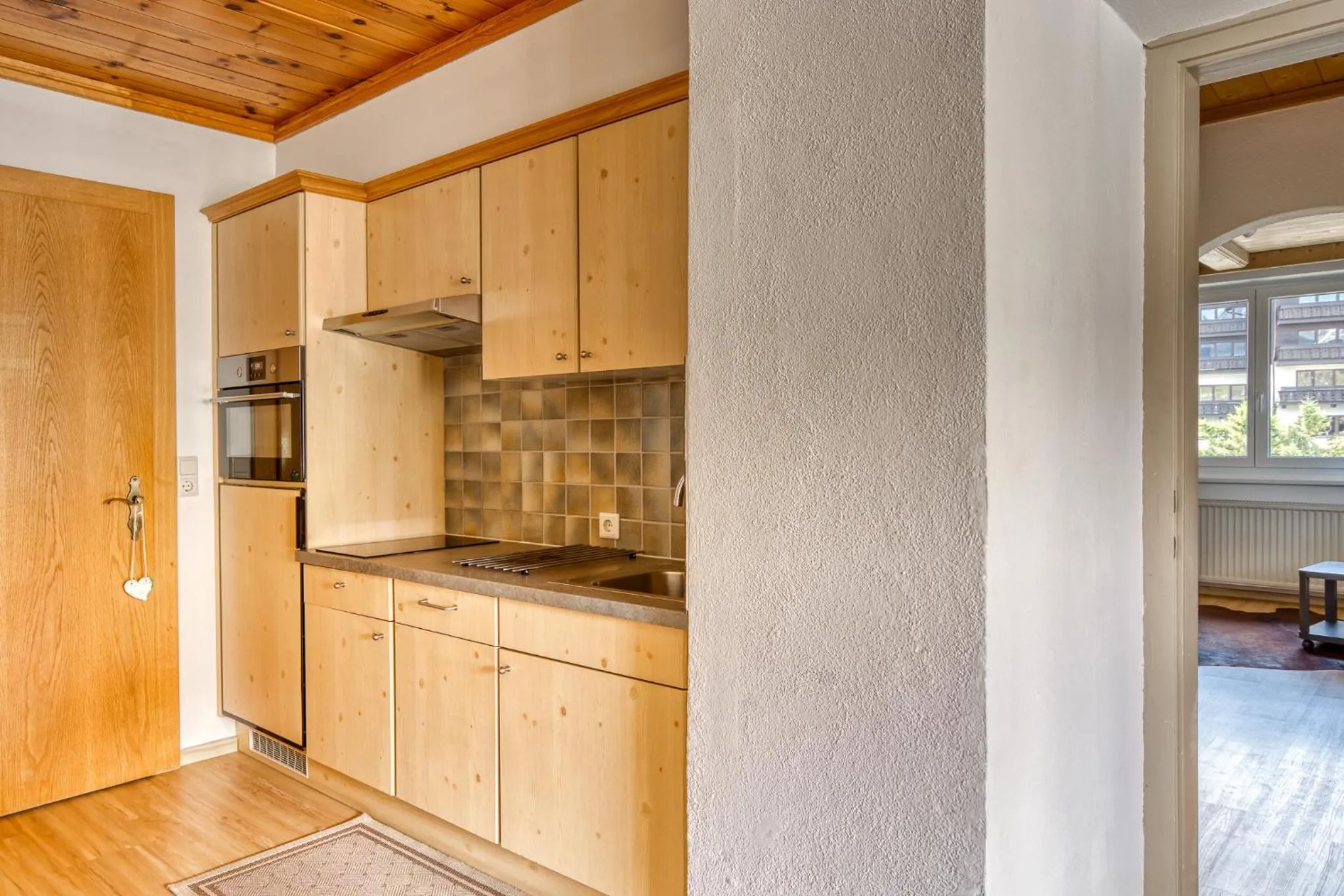 Kitchen or kitchenette in Boutiquehotel ZOMM in Seefeld