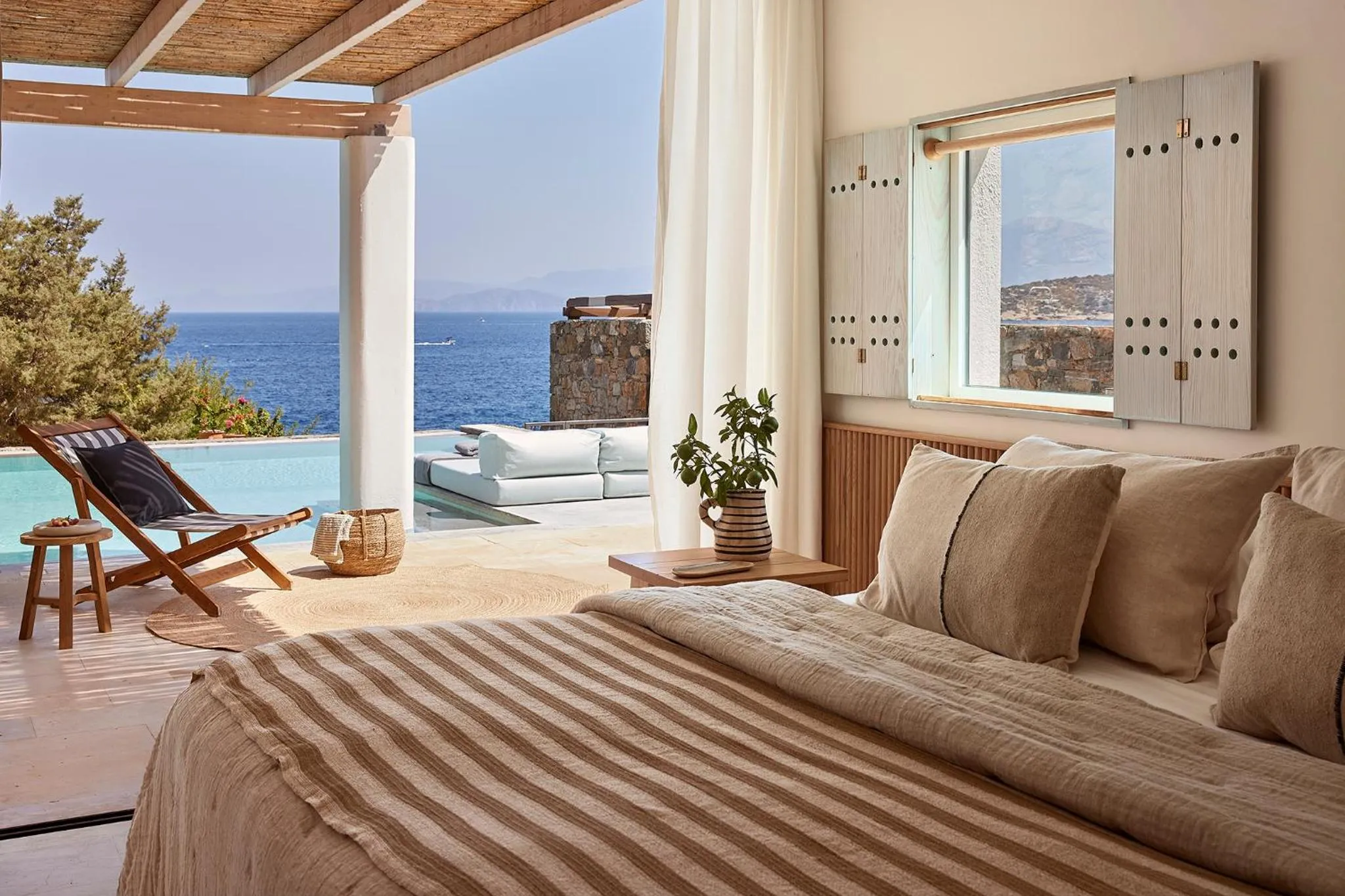 Bedroom in Thalassa Villas