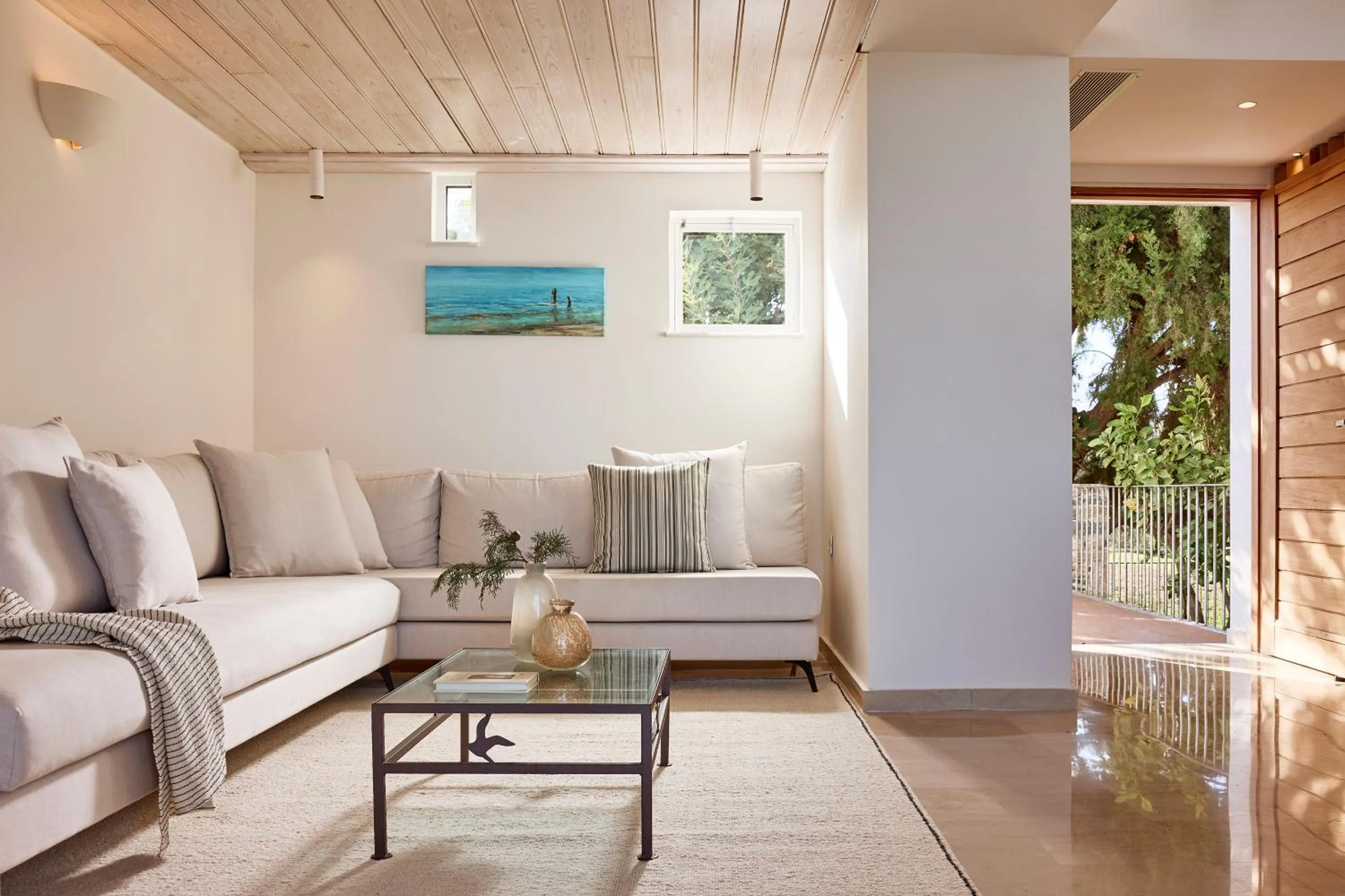 Living room in Thalassa Villas