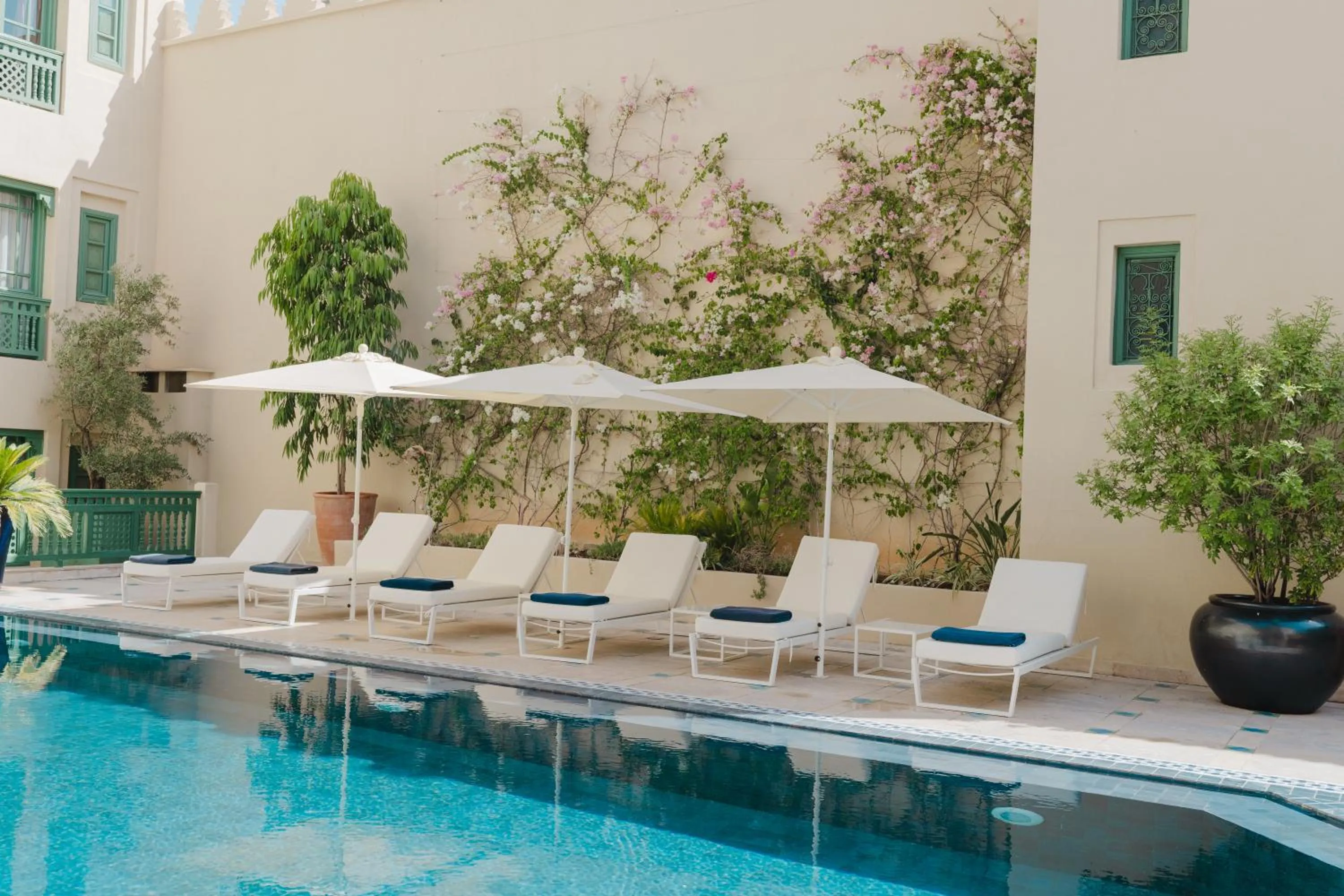 Swimming pool in Palais Faraj Suites & Spa
