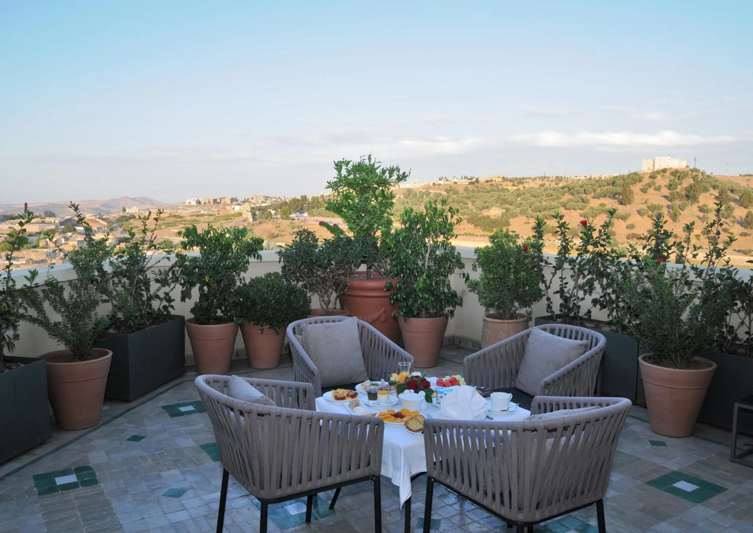Patio in Palais Faraj Suites & Spa