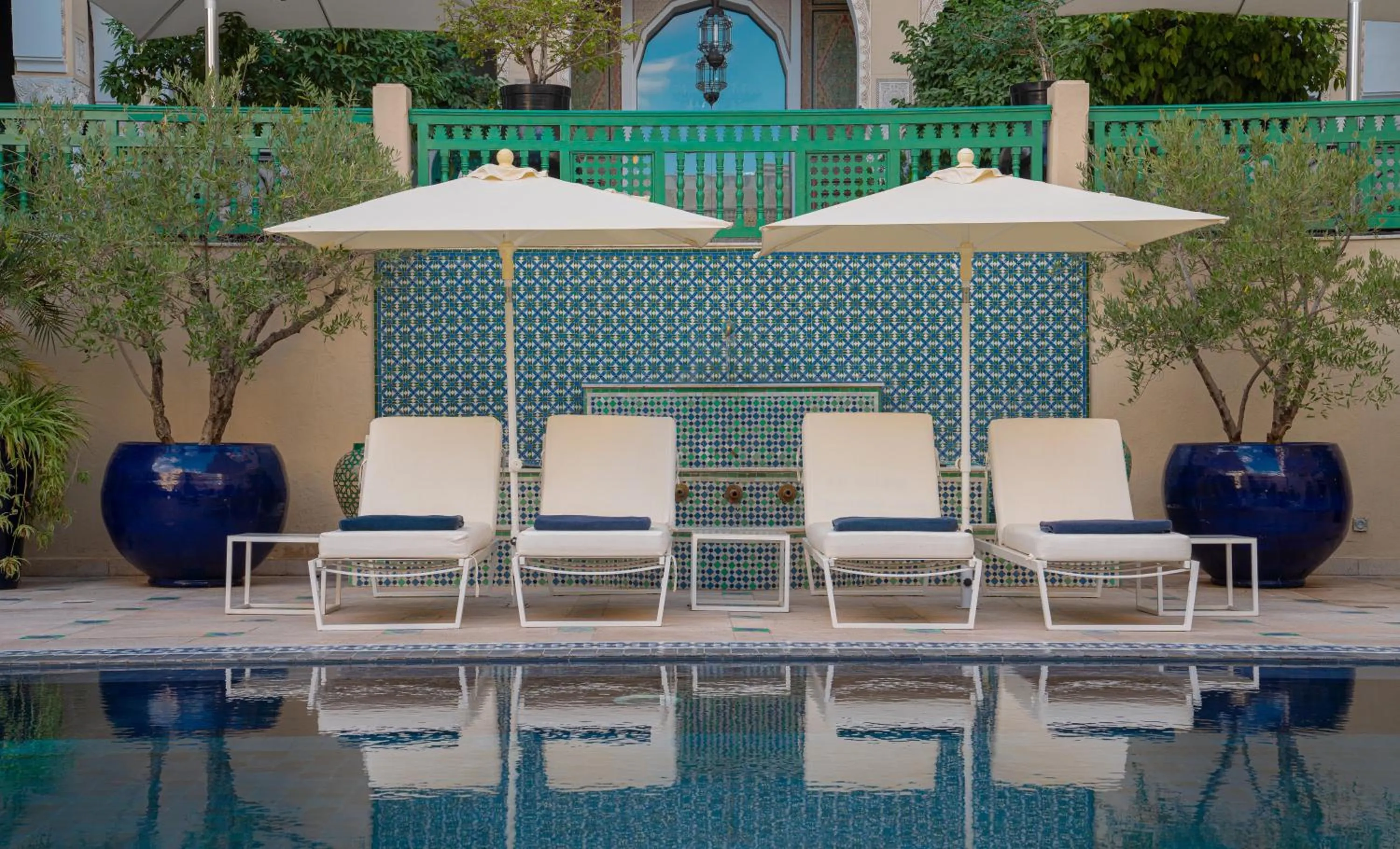 Swimming pool in Palais Faraj Suites & Spa