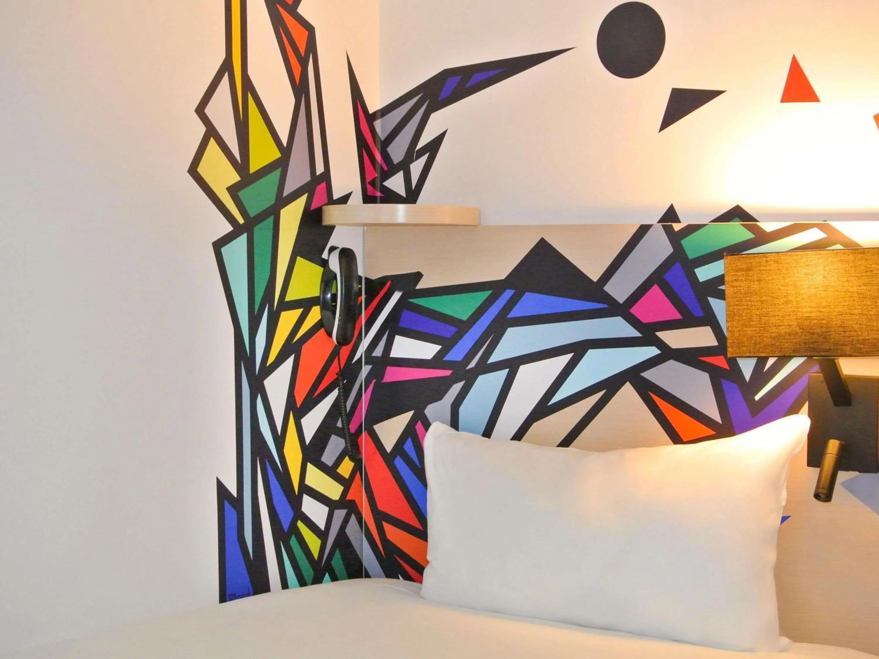 Bedroom, Bed in ibis Styles Paris Maine Montparnasse