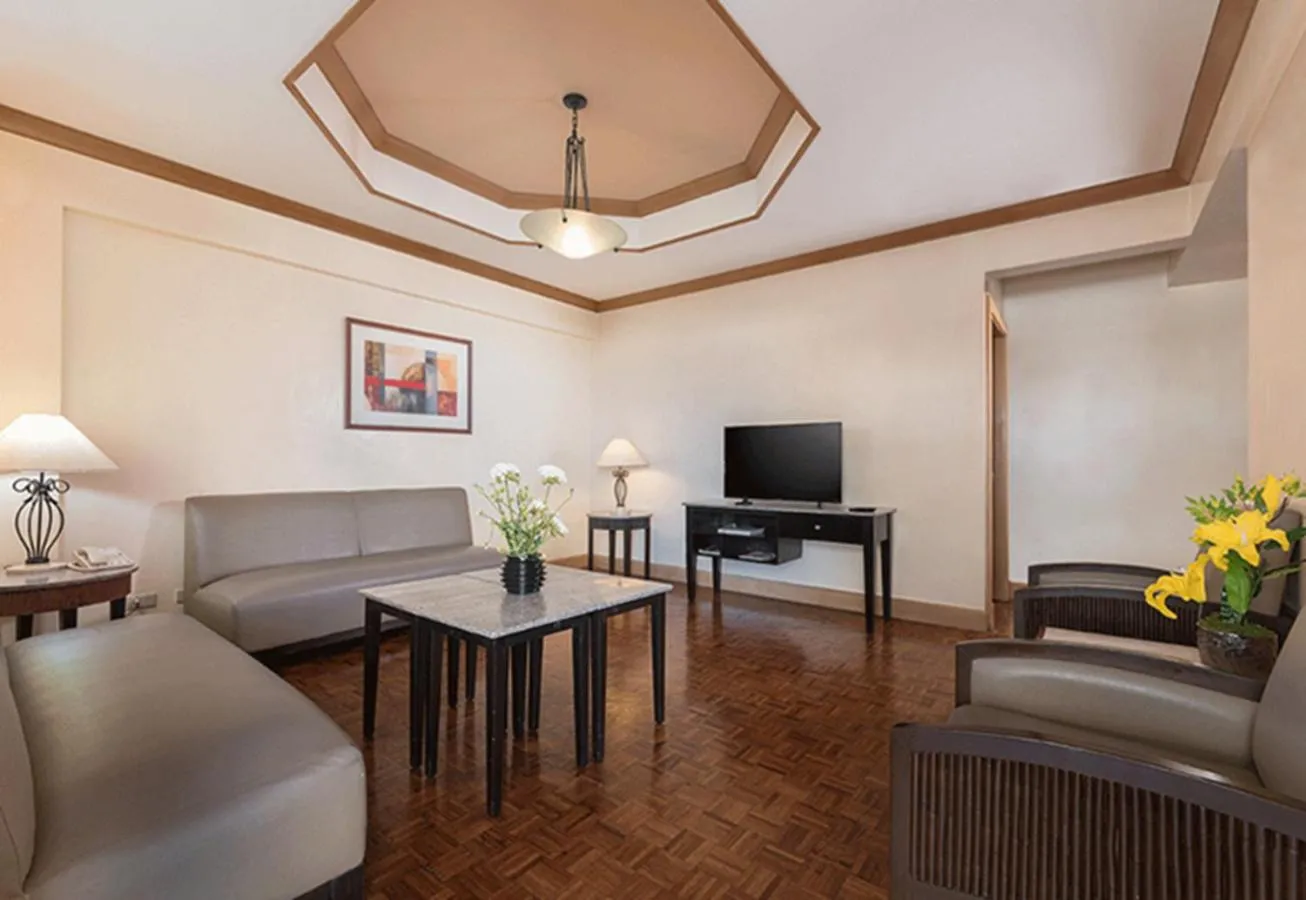 Living room in Tropicana Suites