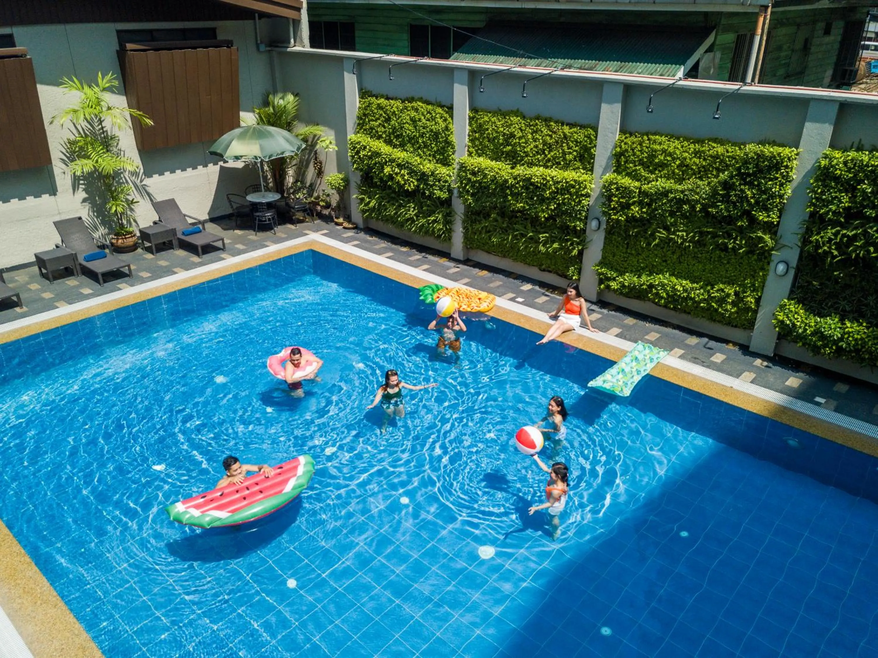 Swimming pool in Tropicana Suites