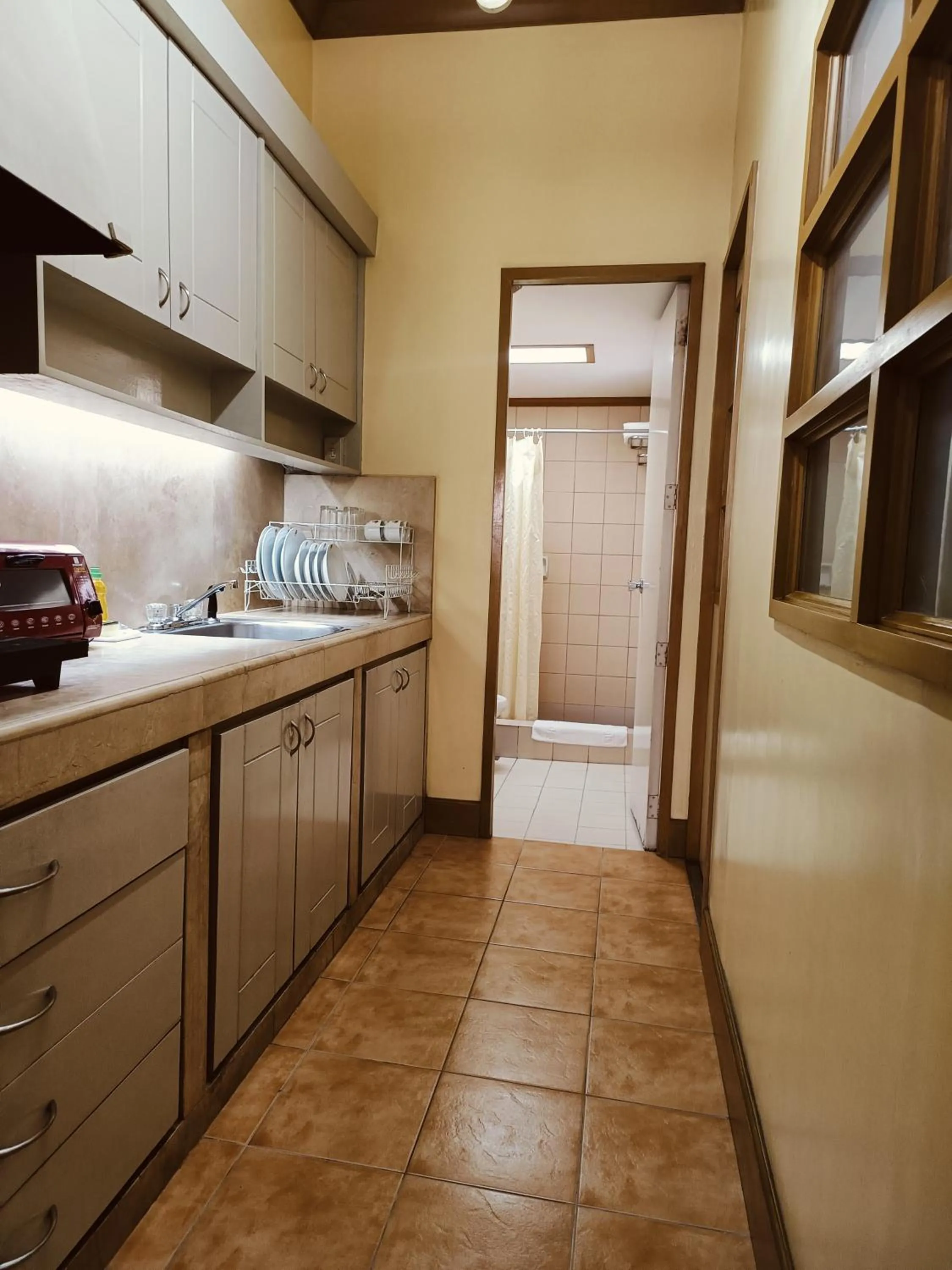 Shower in Tropicana Suites