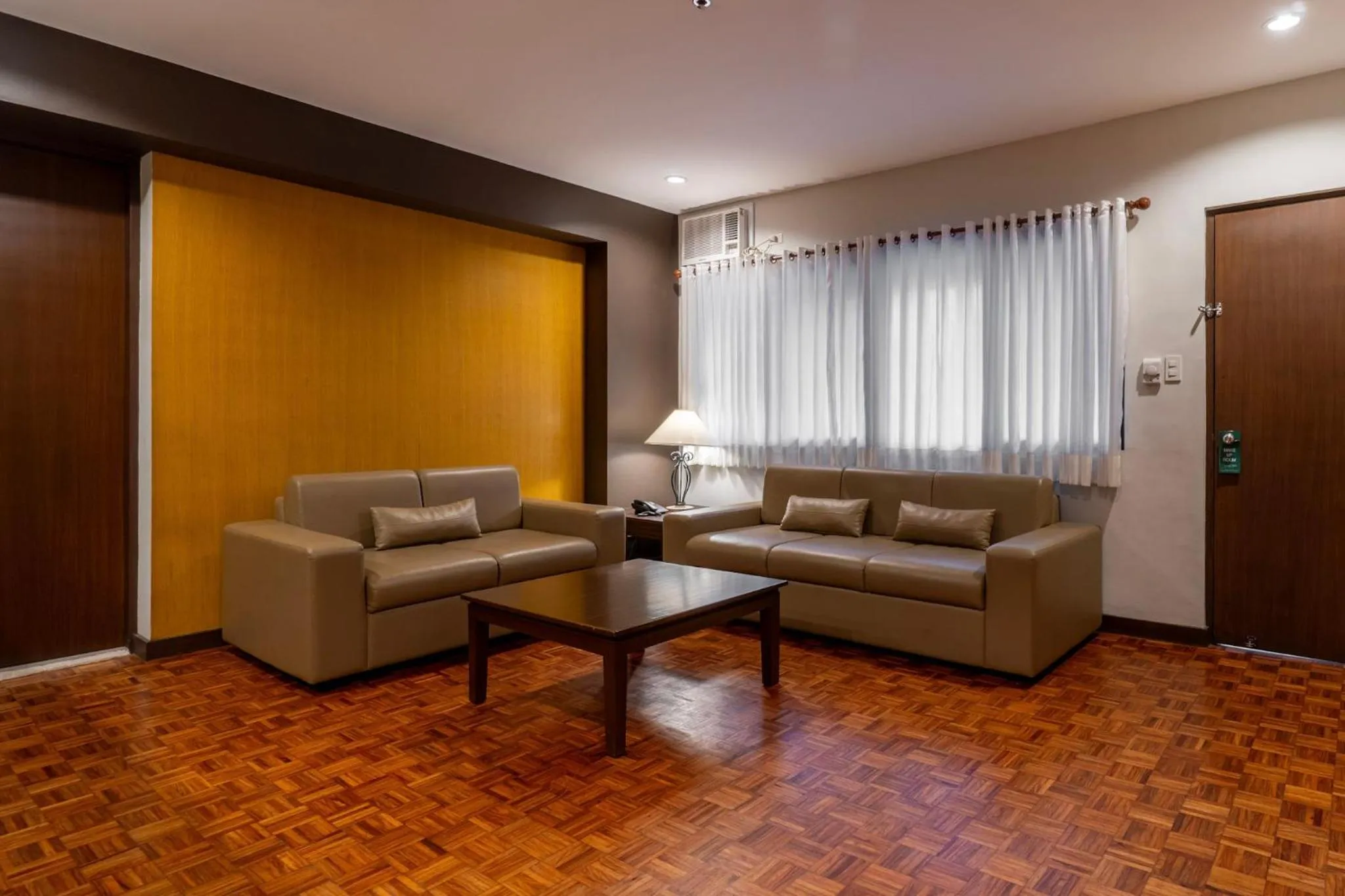 Living room in Tropicana Suites