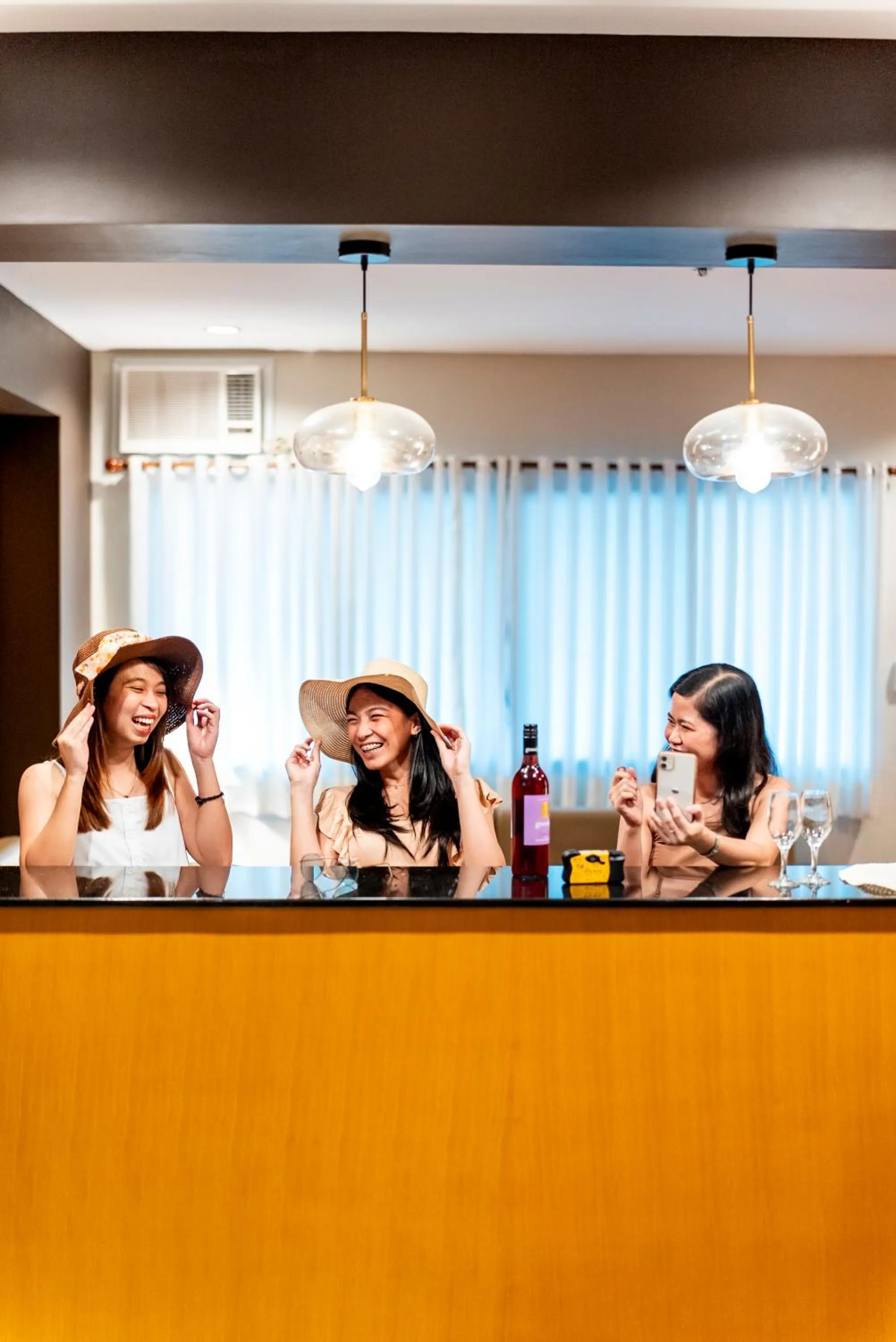 Living room in Tropicana Suites