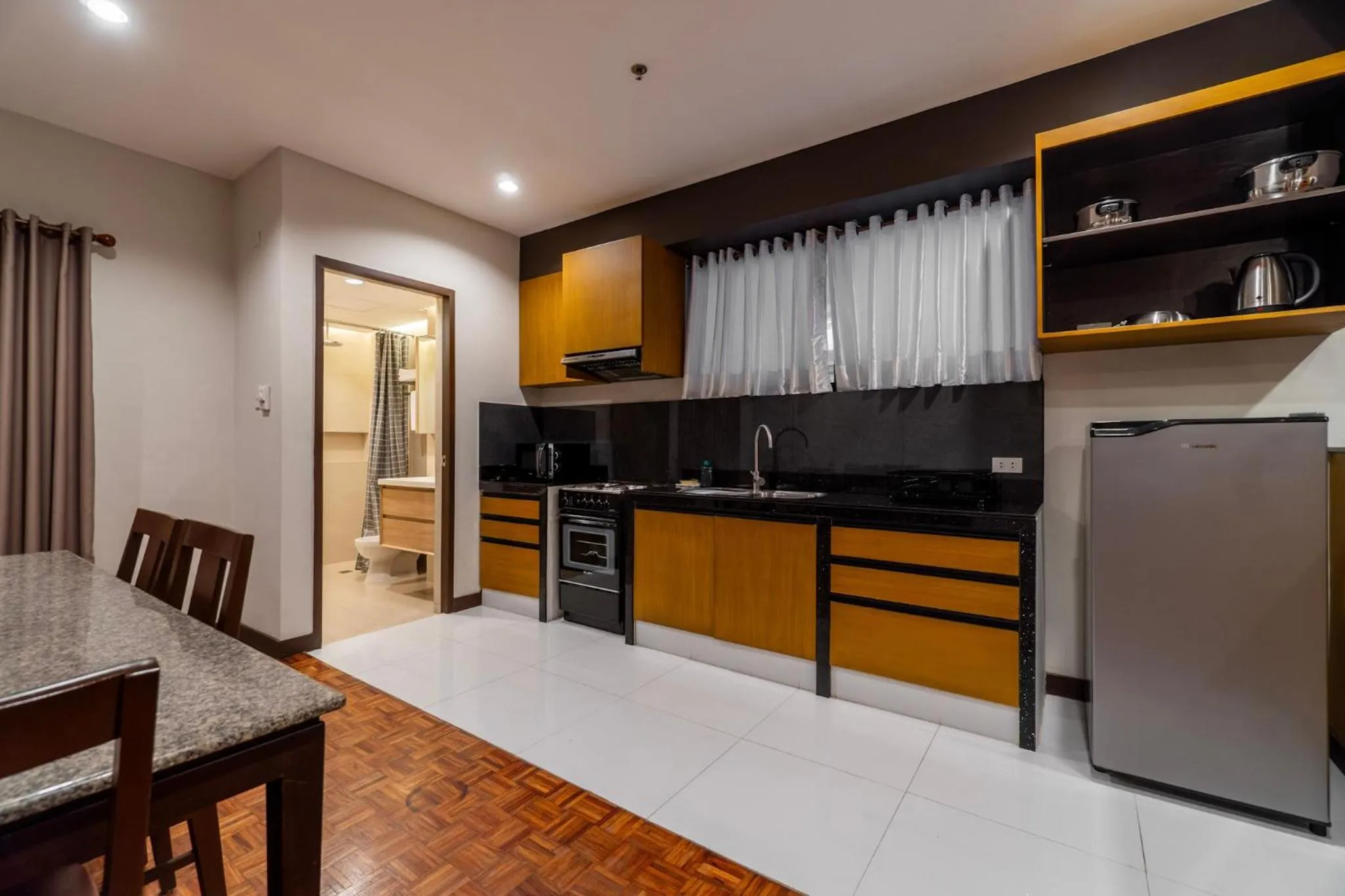 kitchen in Tropicana Suites