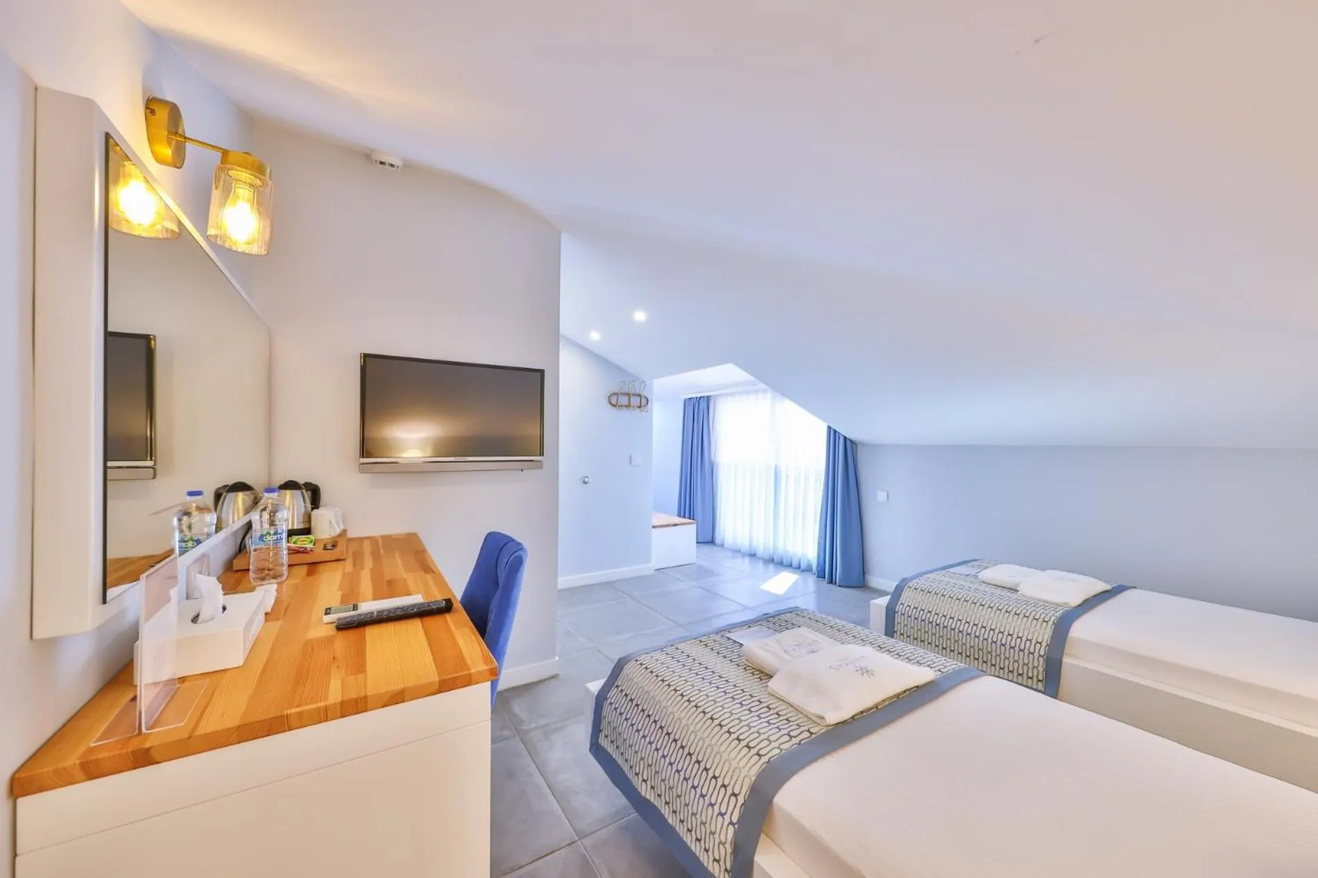 Bedroom, Bed in Luvi Kaş Otel - Adults Only (+16)