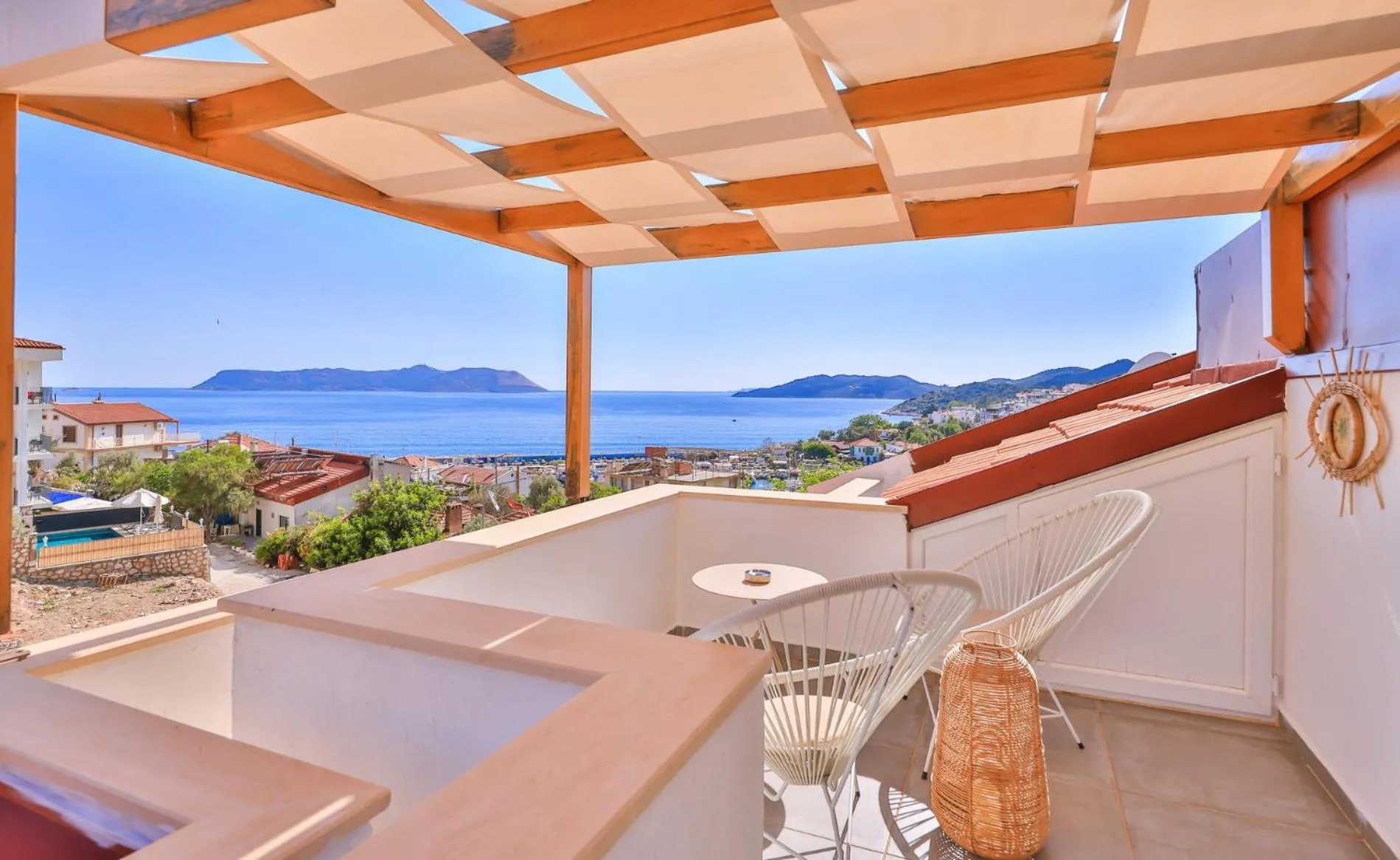 Balcony/Terrace in Luvi Kaş Otel - Adults Only (+16)
