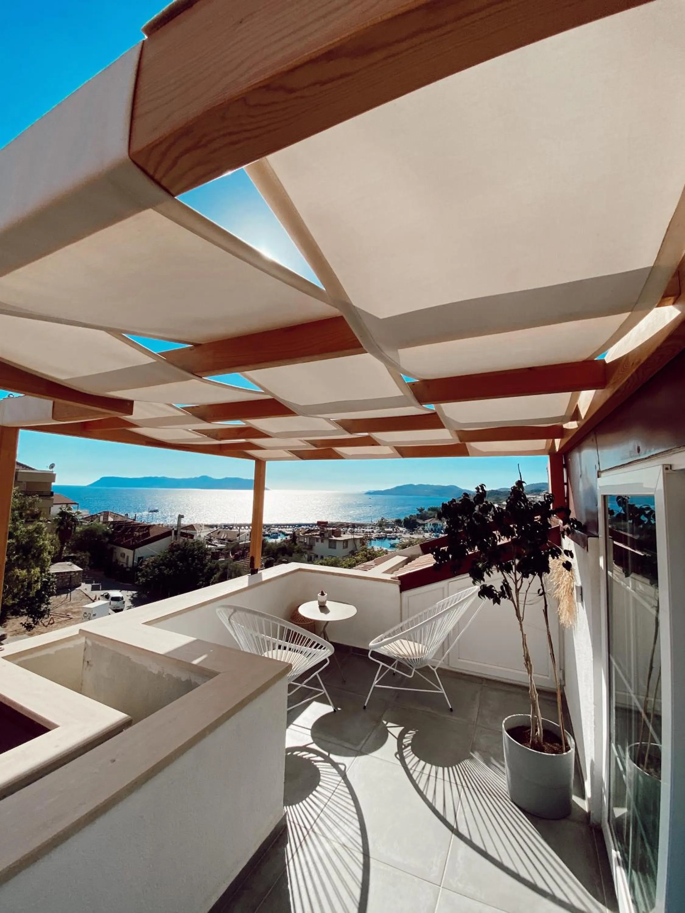 Balcony/Terrace in Luvi Kaş Otel - Adults Only (+16)