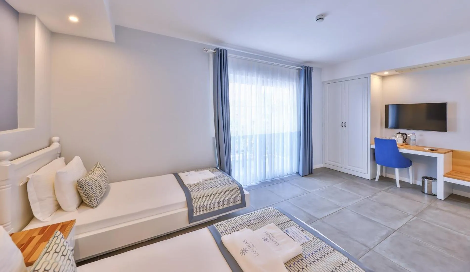 Bedroom, Bed in Luvi Kaş Otel - Adults Only (+16)