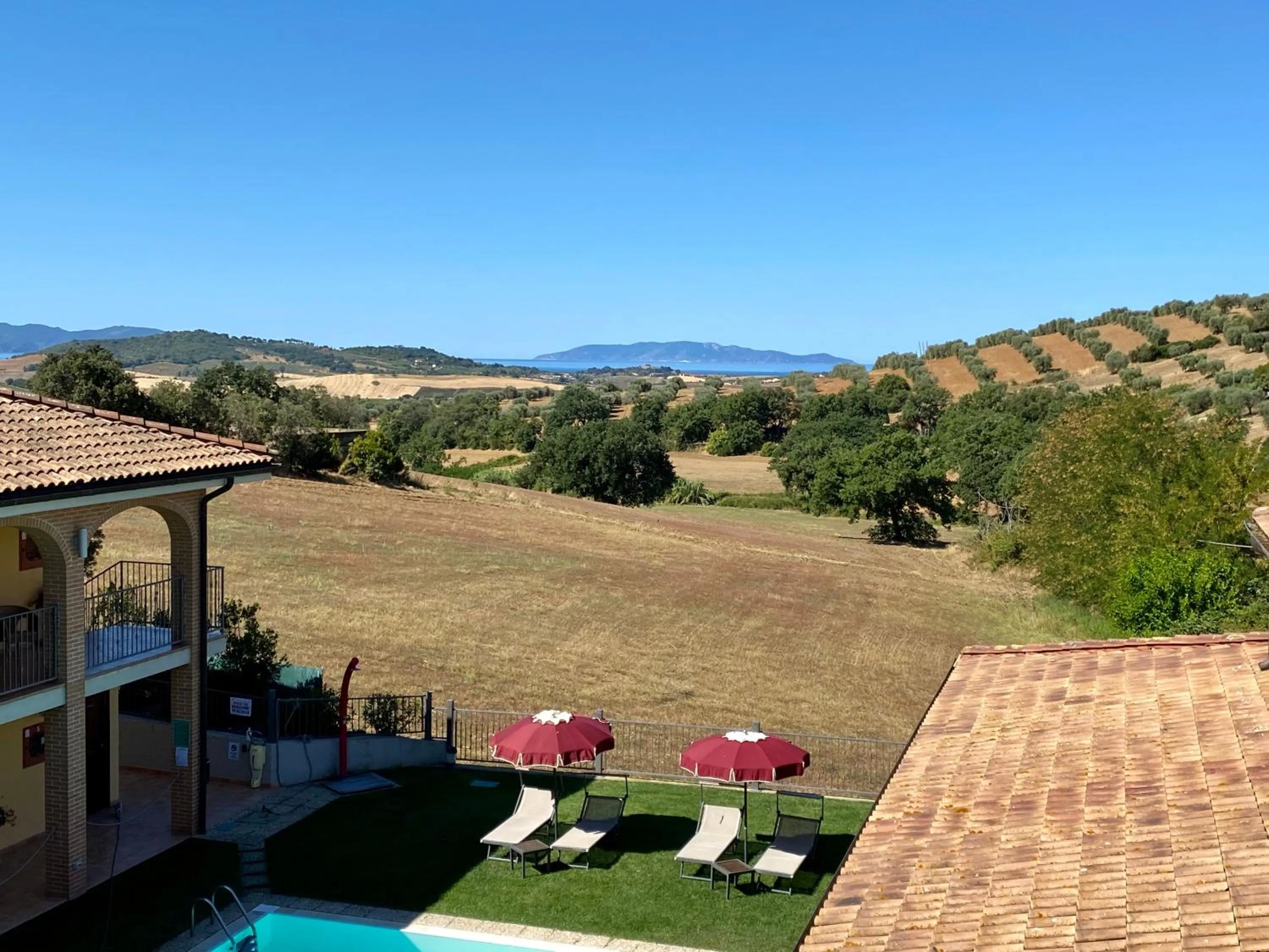 Sea view in Hotel Ristorante Le Querciolaie dei Ricci