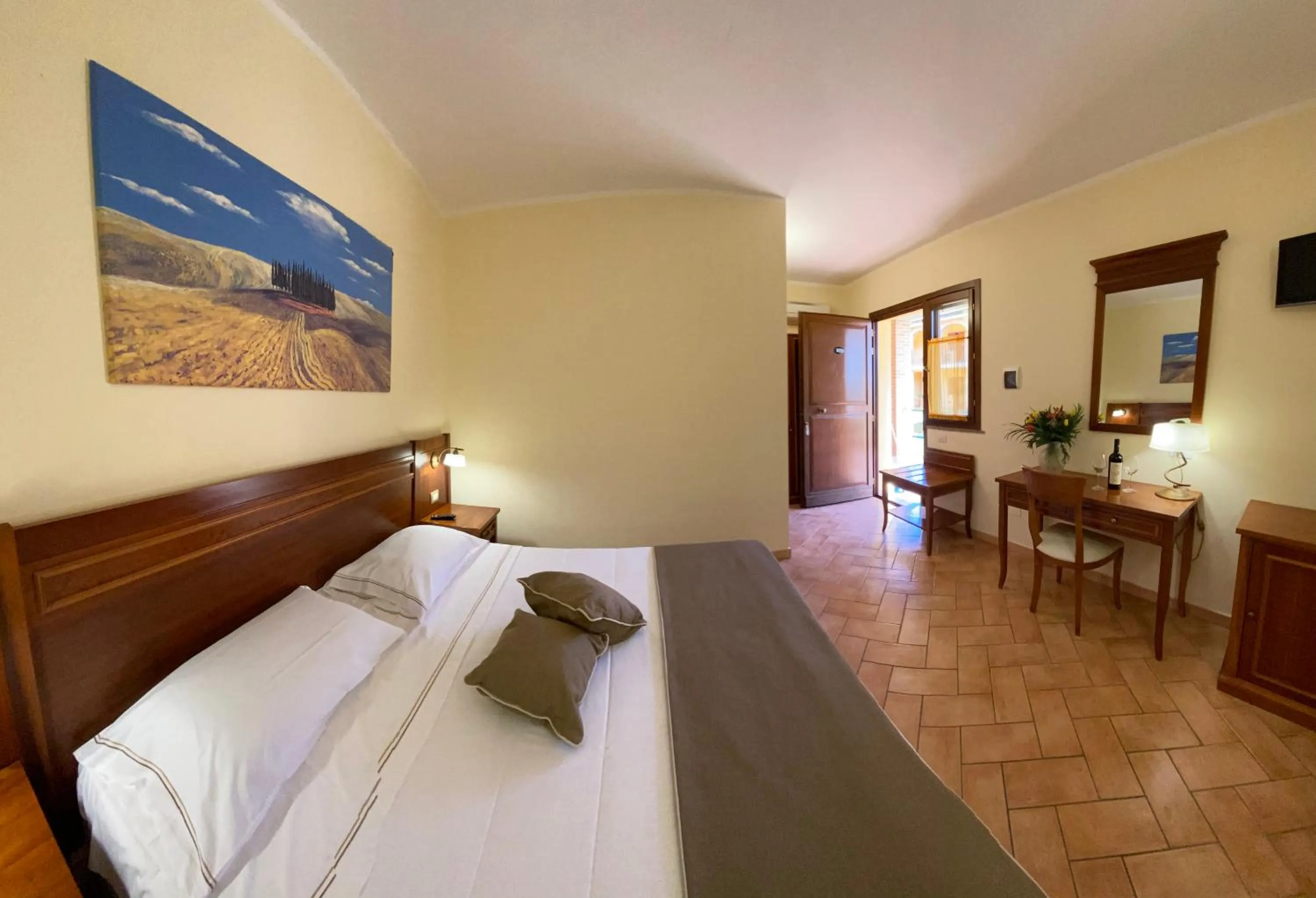 Bed in Hotel Ristorante Le Querciolaie dei Ricci