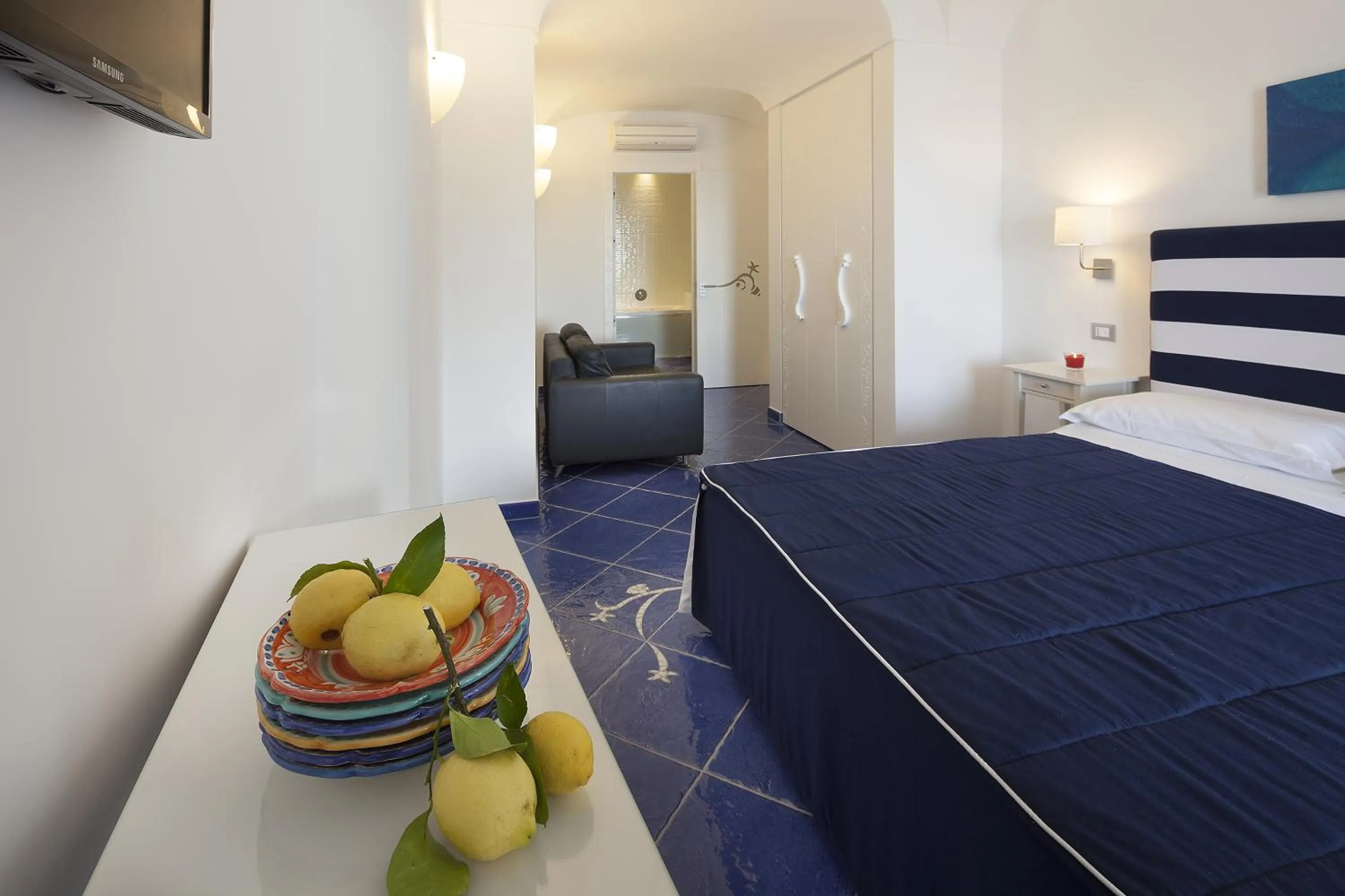 Bedroom, Bed in Ischia Blu Resort
