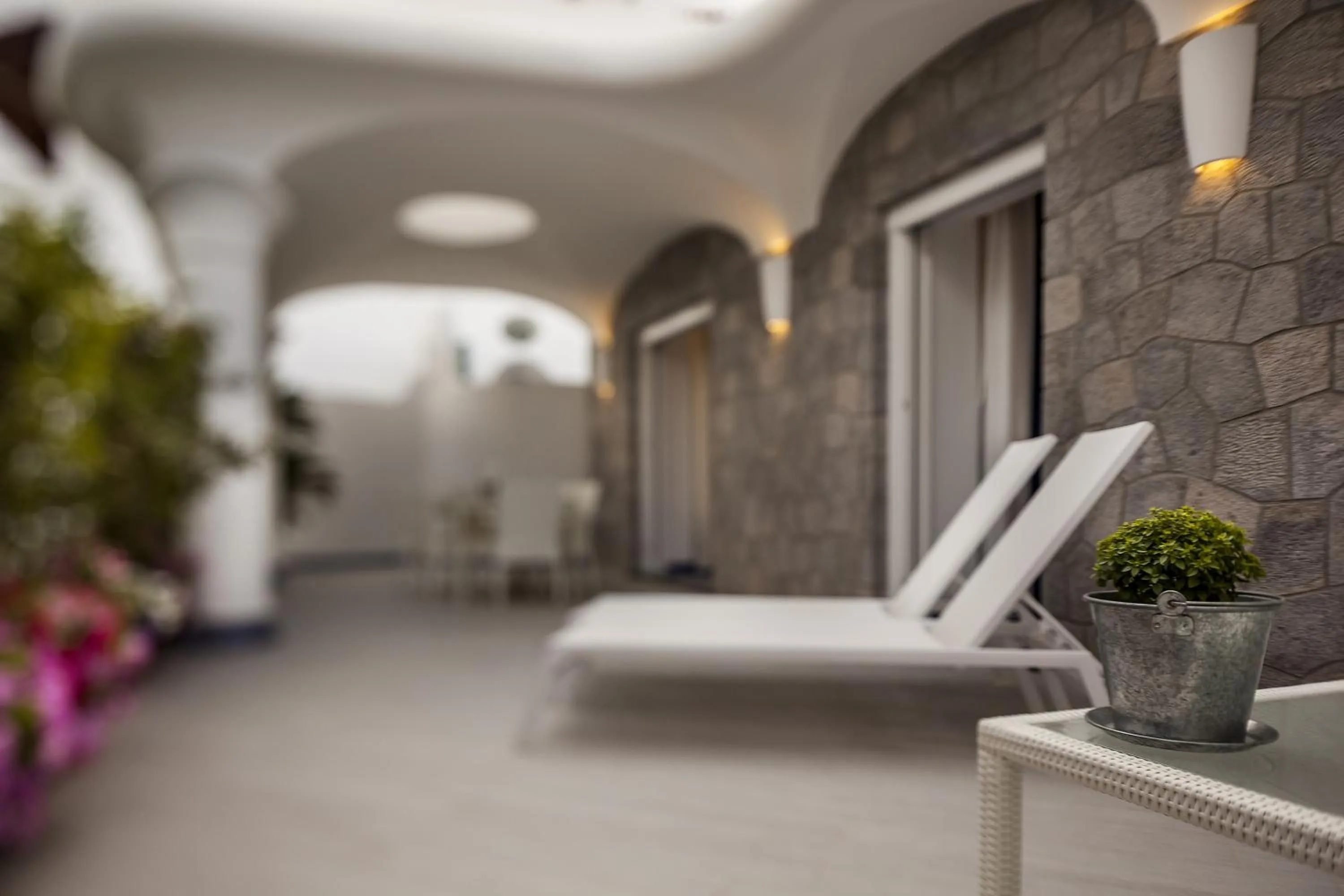 Patio in Ischia Blu Resort