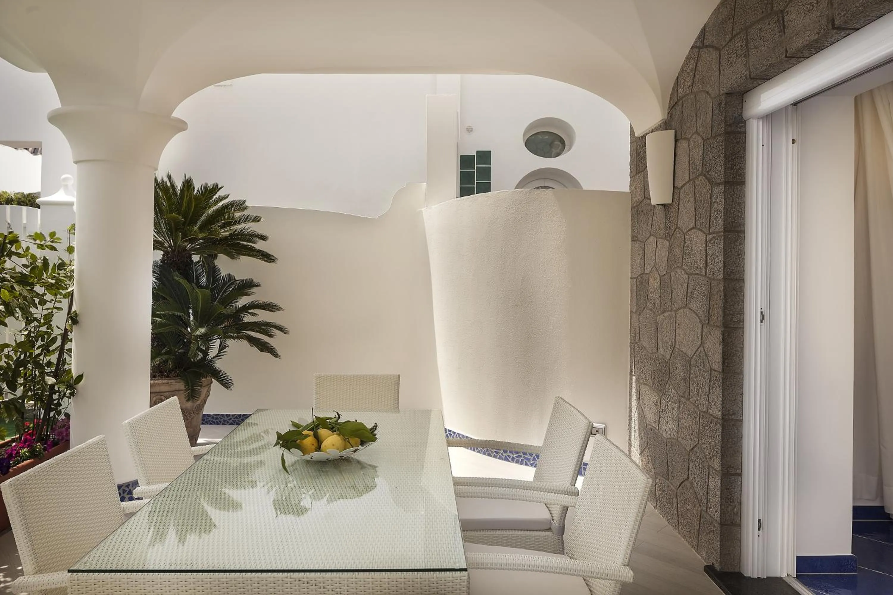 Patio in Ischia Blu Resort