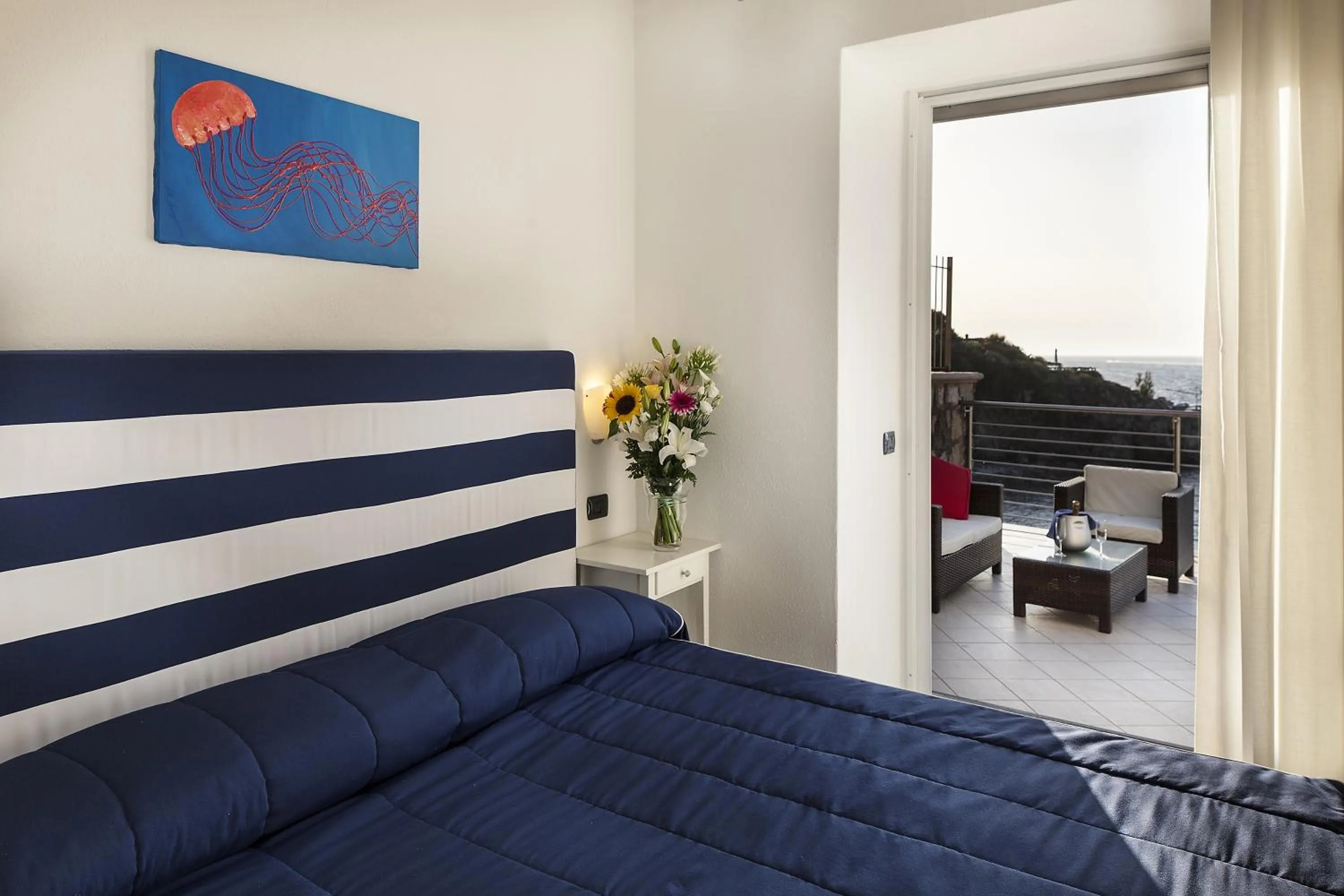 Bedroom, Bed in Ischia Blu Resort