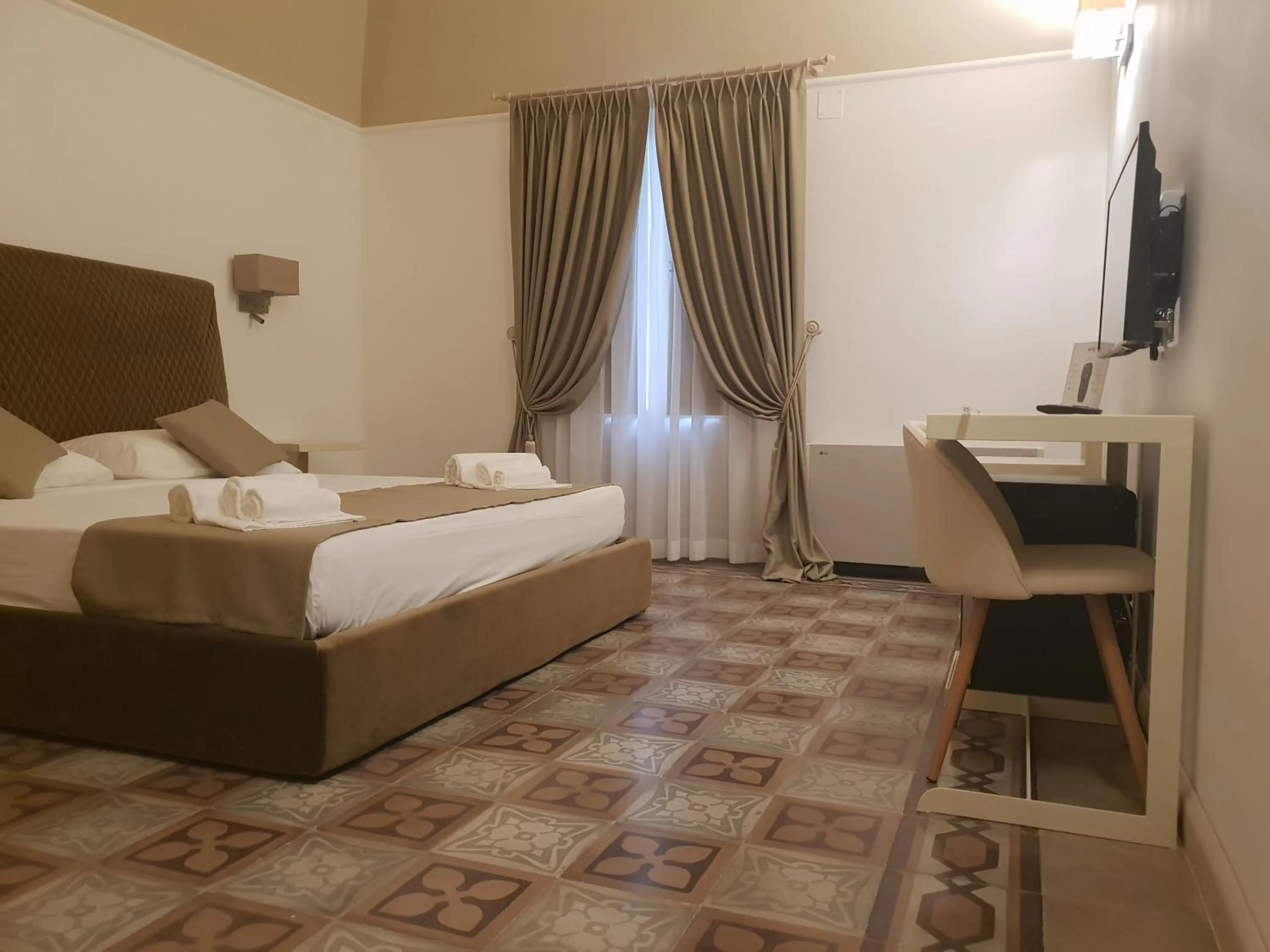 Bedroom, Bed in Villa Natia