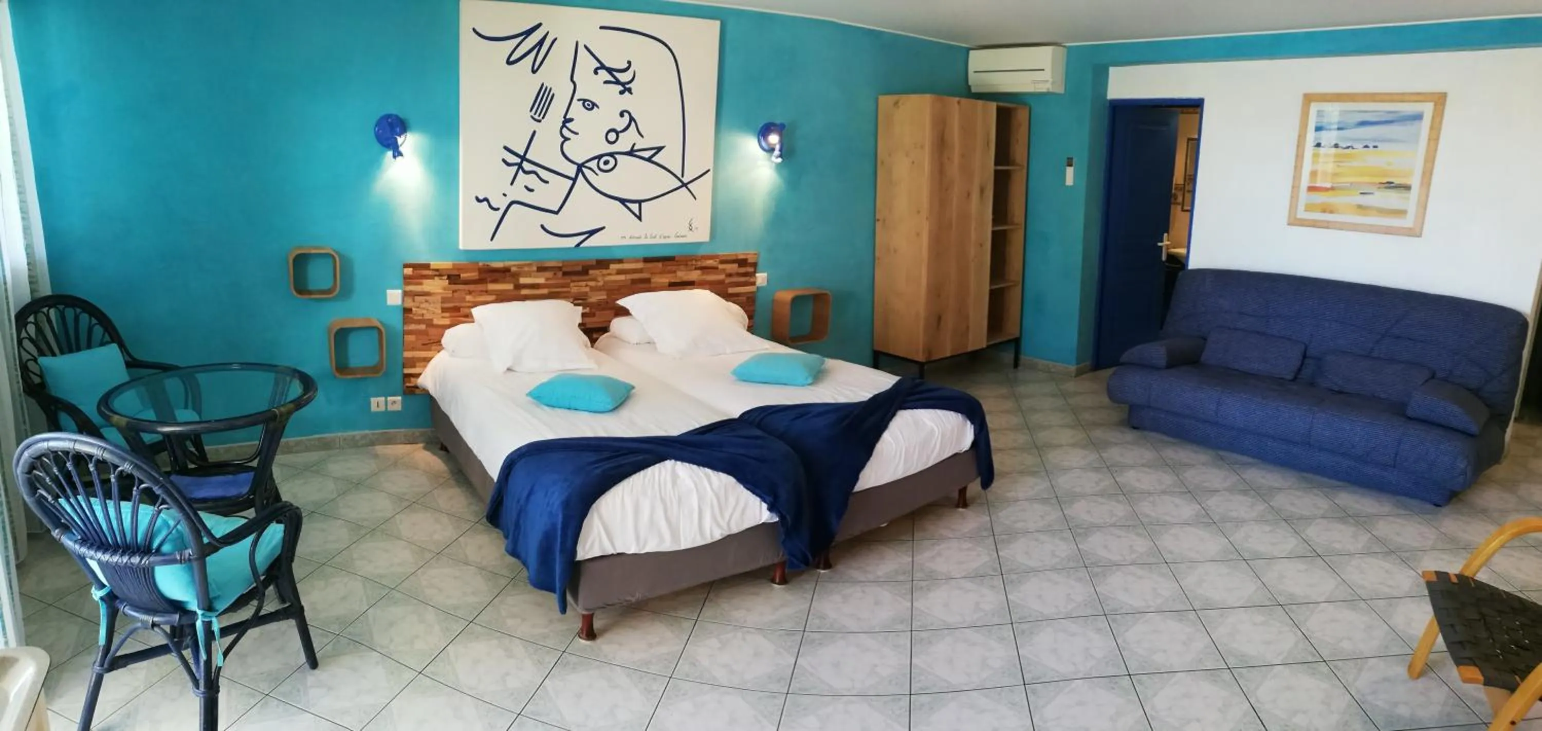 Photo of the whole room, Bed in Chambre d'hôtes La Potinière