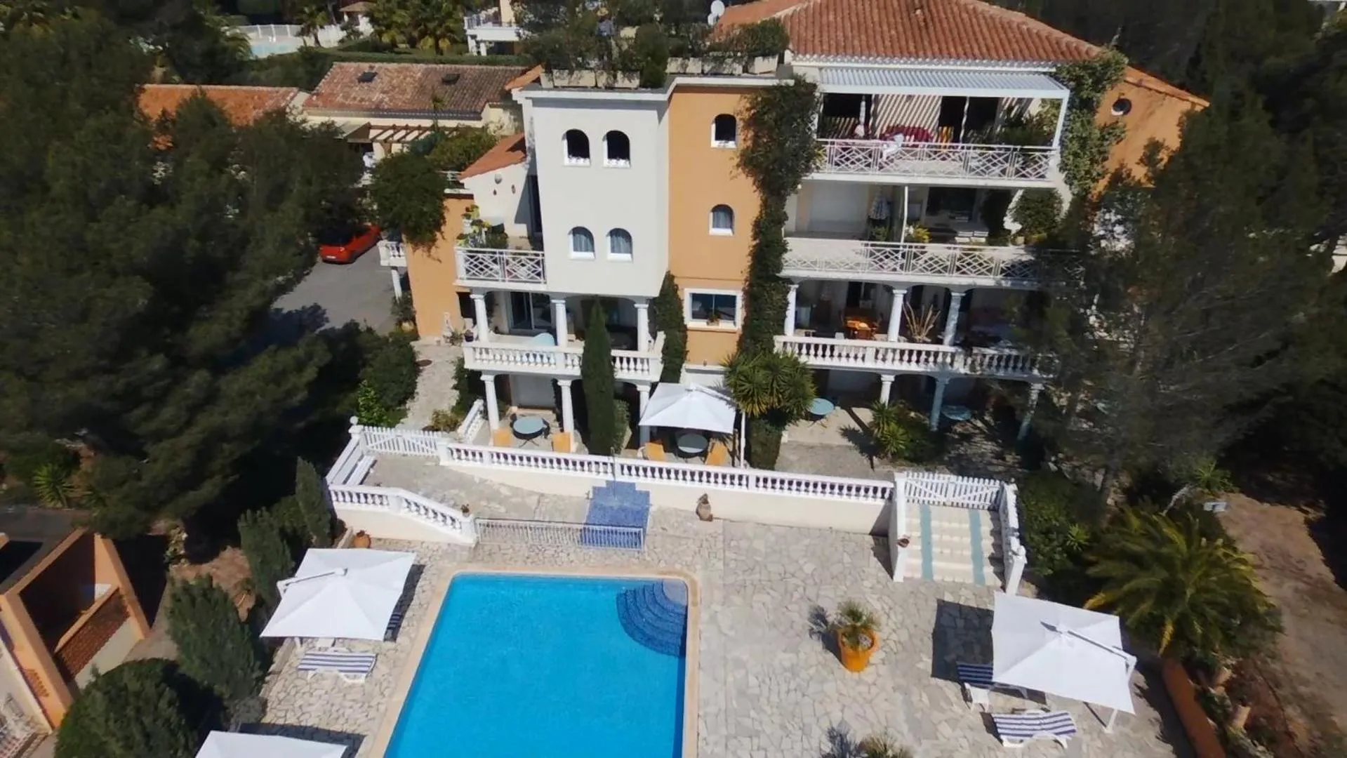 Bird's eye view in Chambre d'hôtes La Potinière