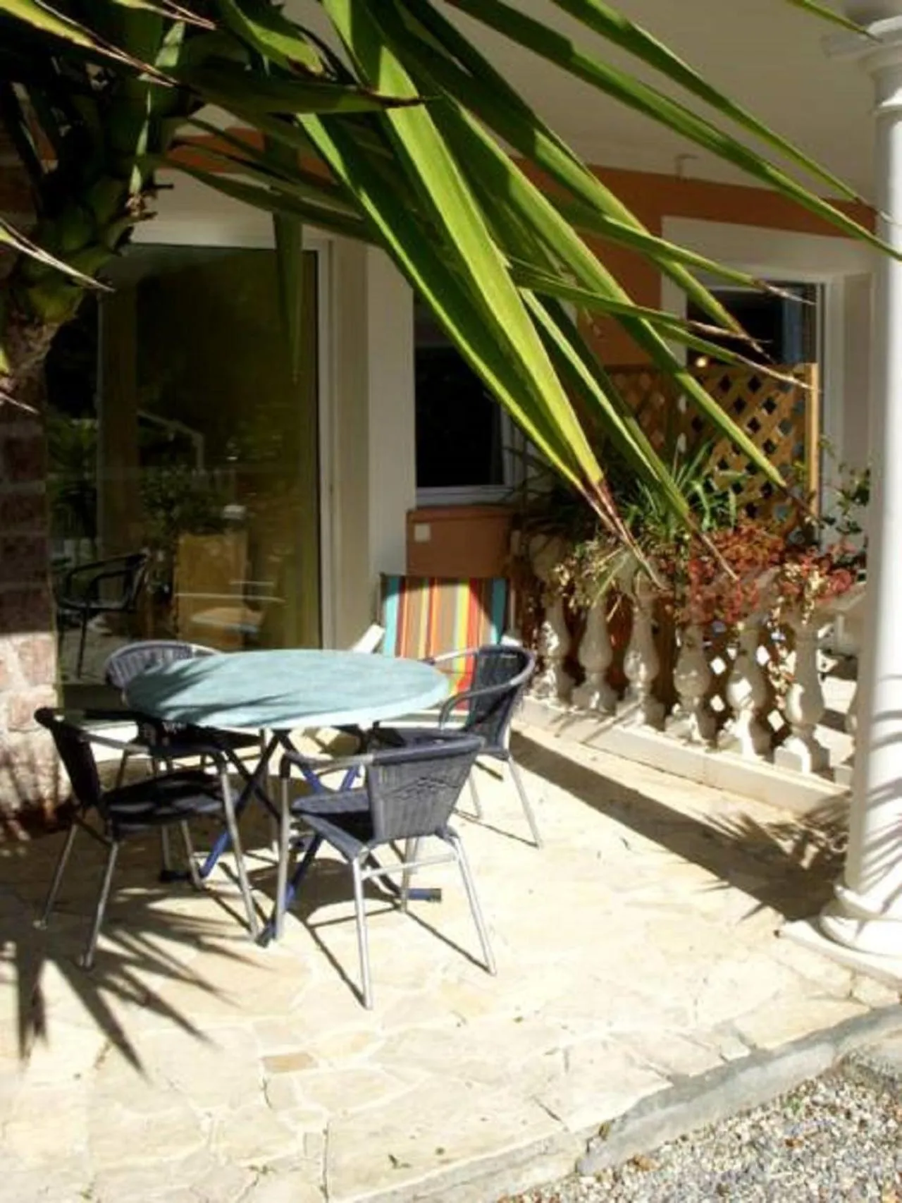 Balcony/Terrace in Chambre d'hôtes La Potinière
