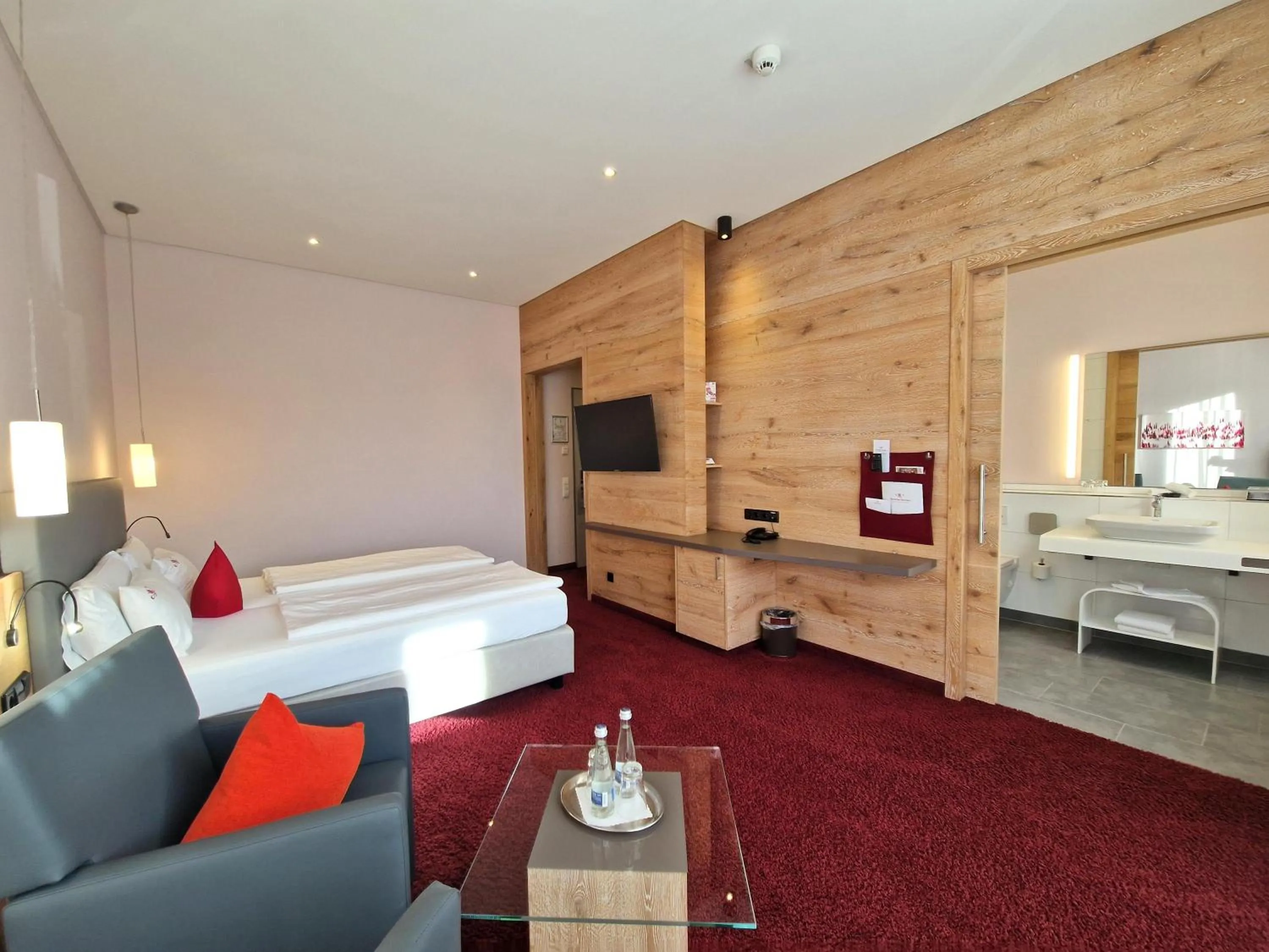 Bed in Mosers Blume Relax & Genuss Hotel